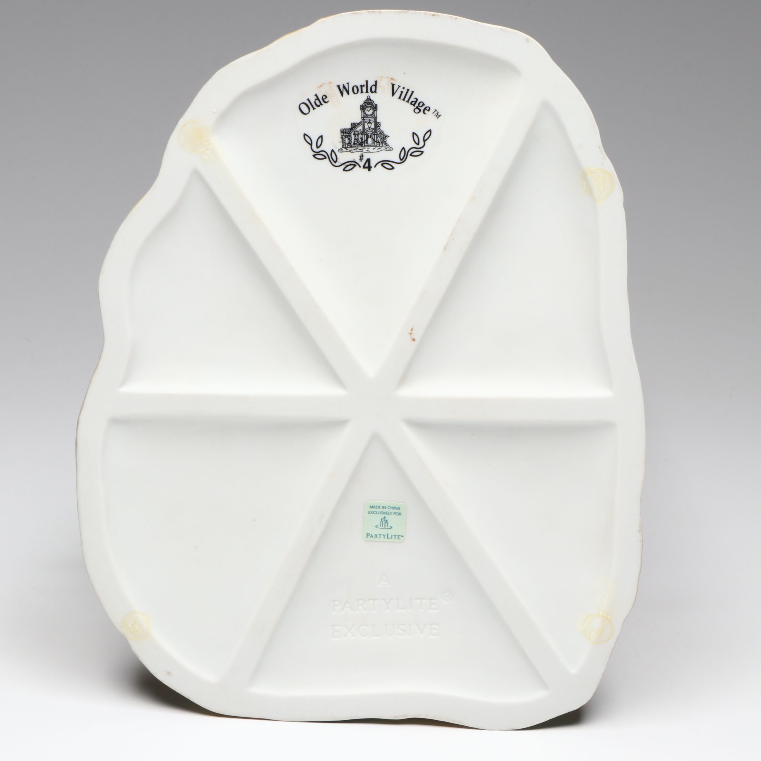 Clocktower, Farmhouse and Tudor Cottage Ceramic Village Candle Holders