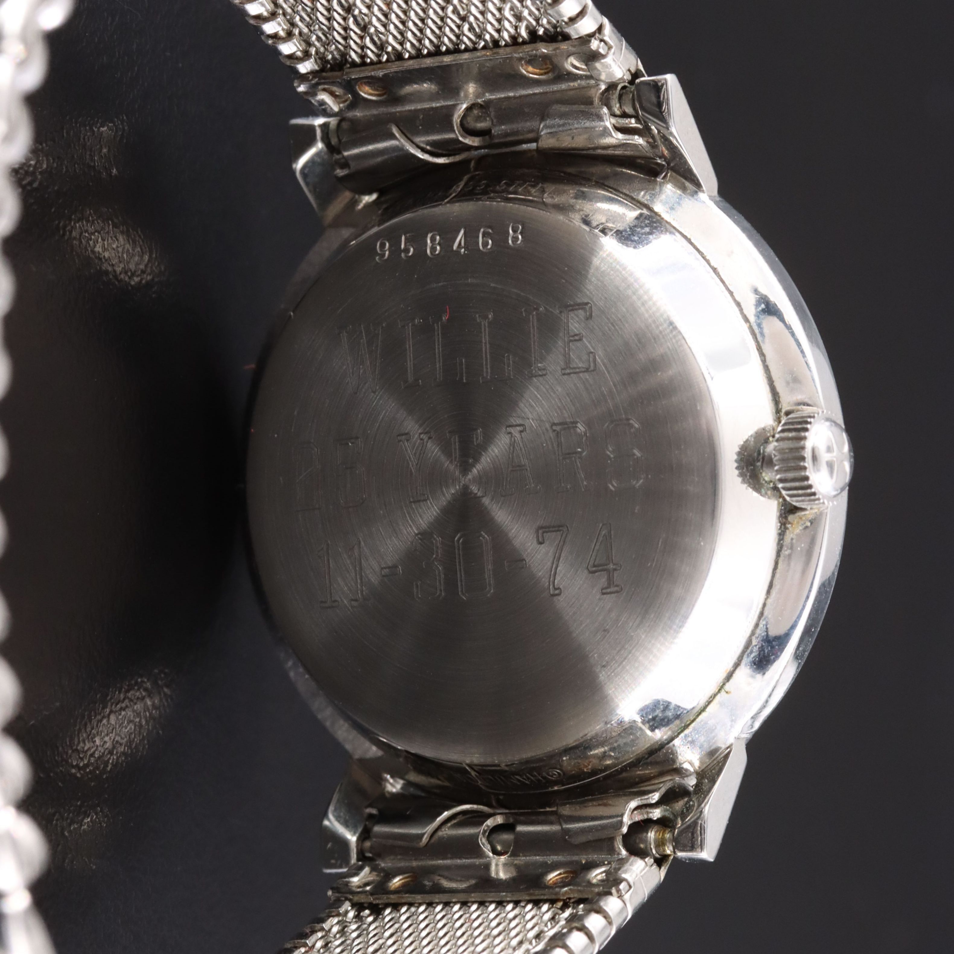 Vintage Hamilton Day n' Date 5000 Stainless Steel Automatic Watch