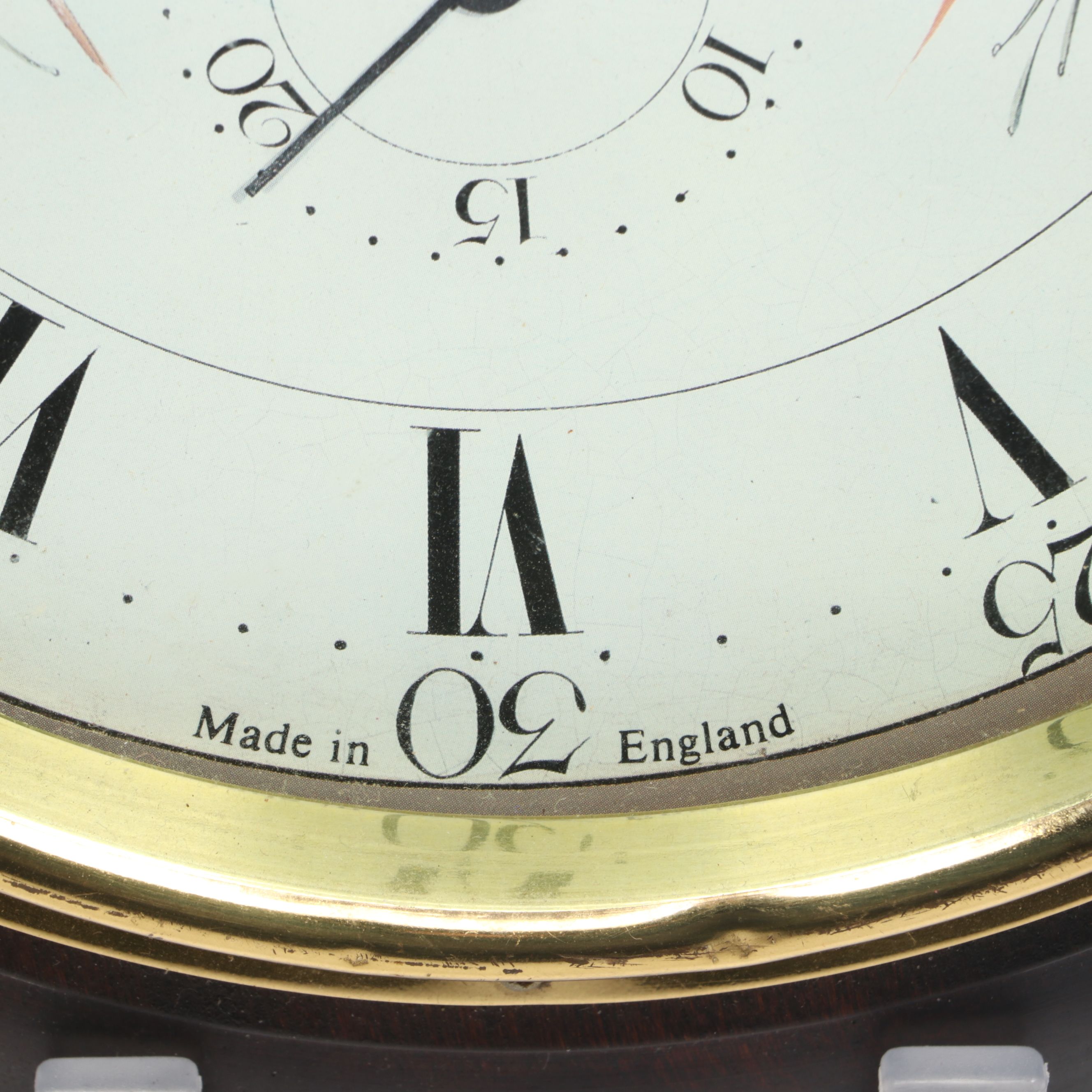 Stones & Sons Blackburn Wood Cased Wall Clock with Mirrored Wall Hat Rack