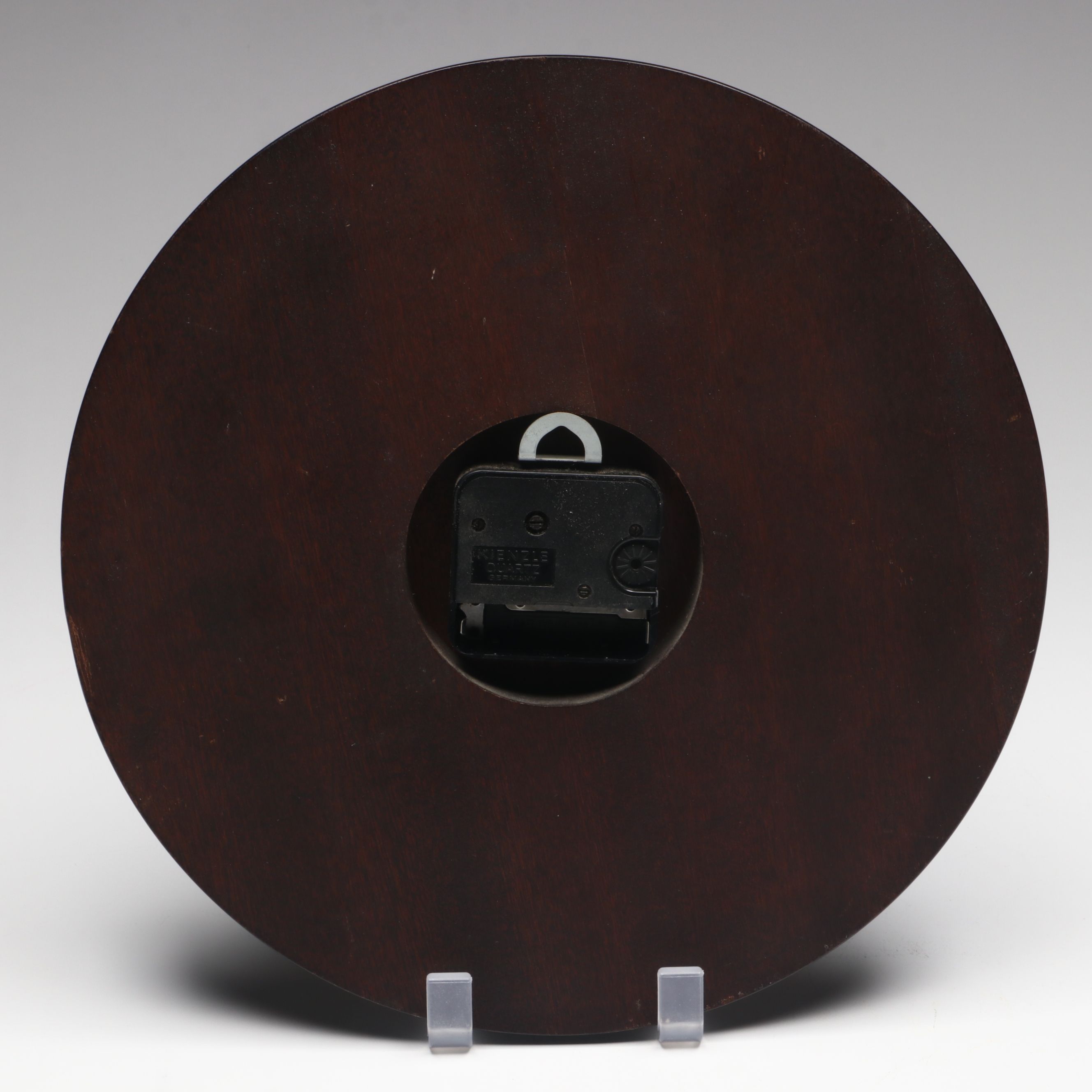 Stones & Sons Blackburn Wood Cased Wall Clock with Mirrored Wall Hat Rack