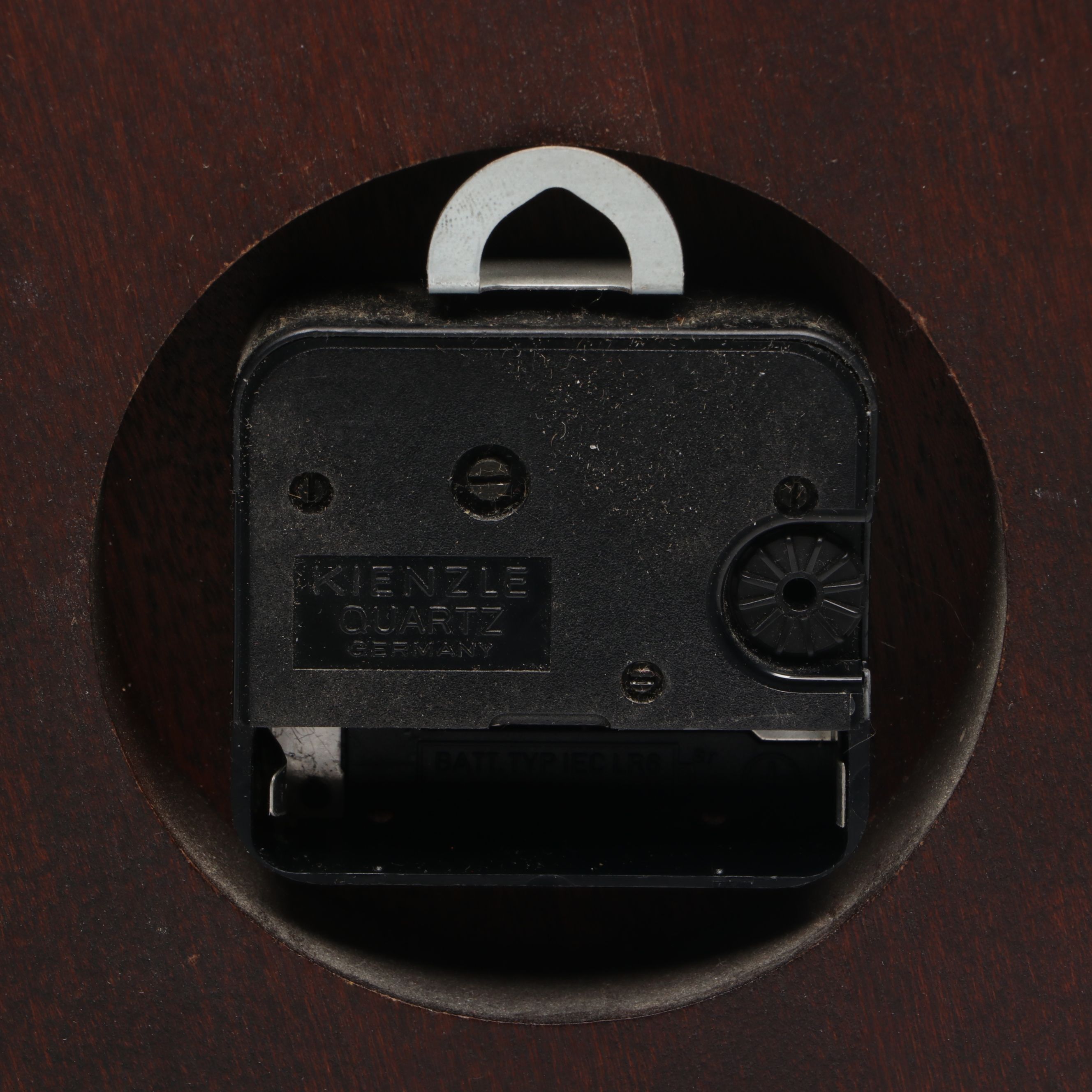 Stones & Sons Blackburn Wood Cased Wall Clock with Mirrored Wall Hat Rack