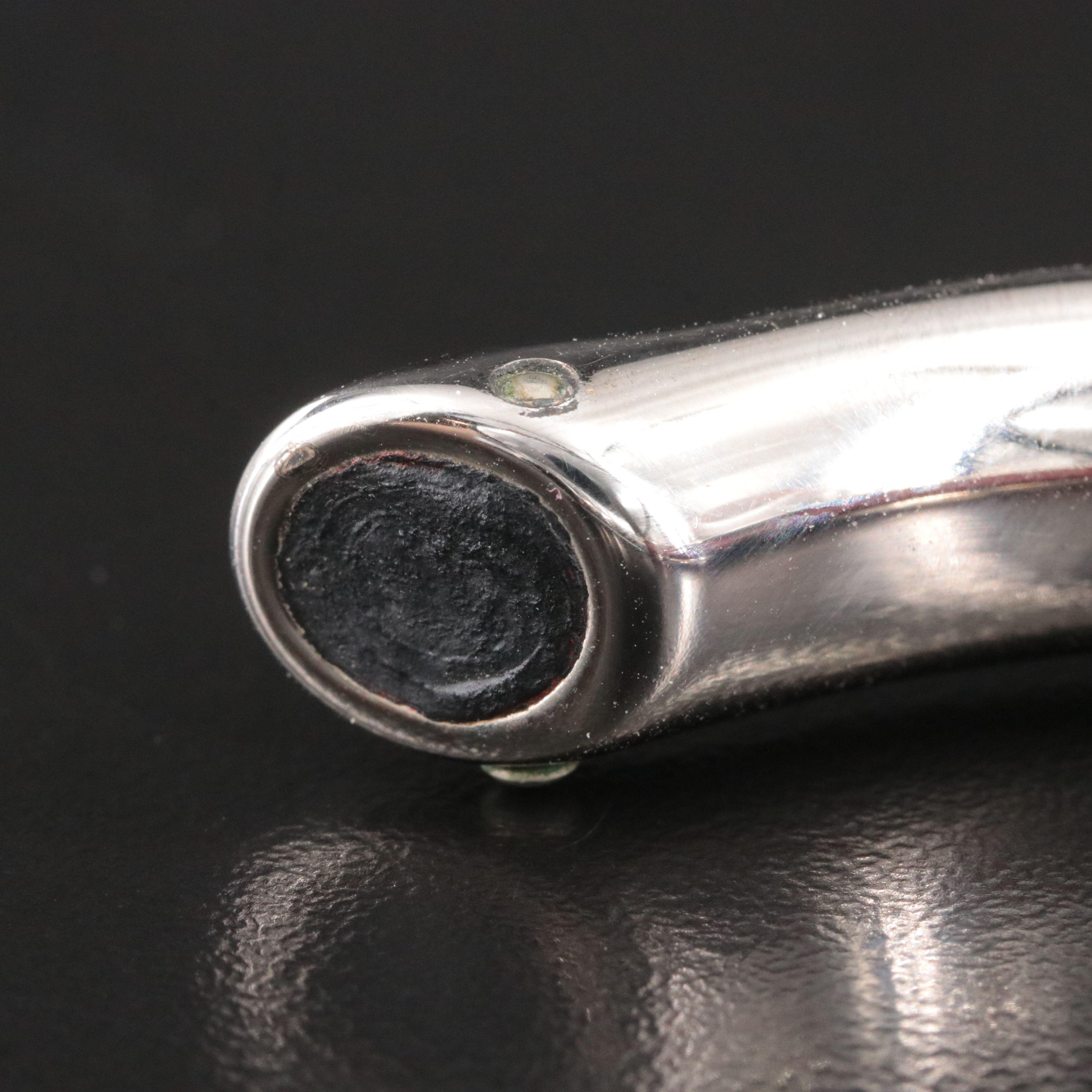 Hermès Kyoto Leather Inlay Cuff