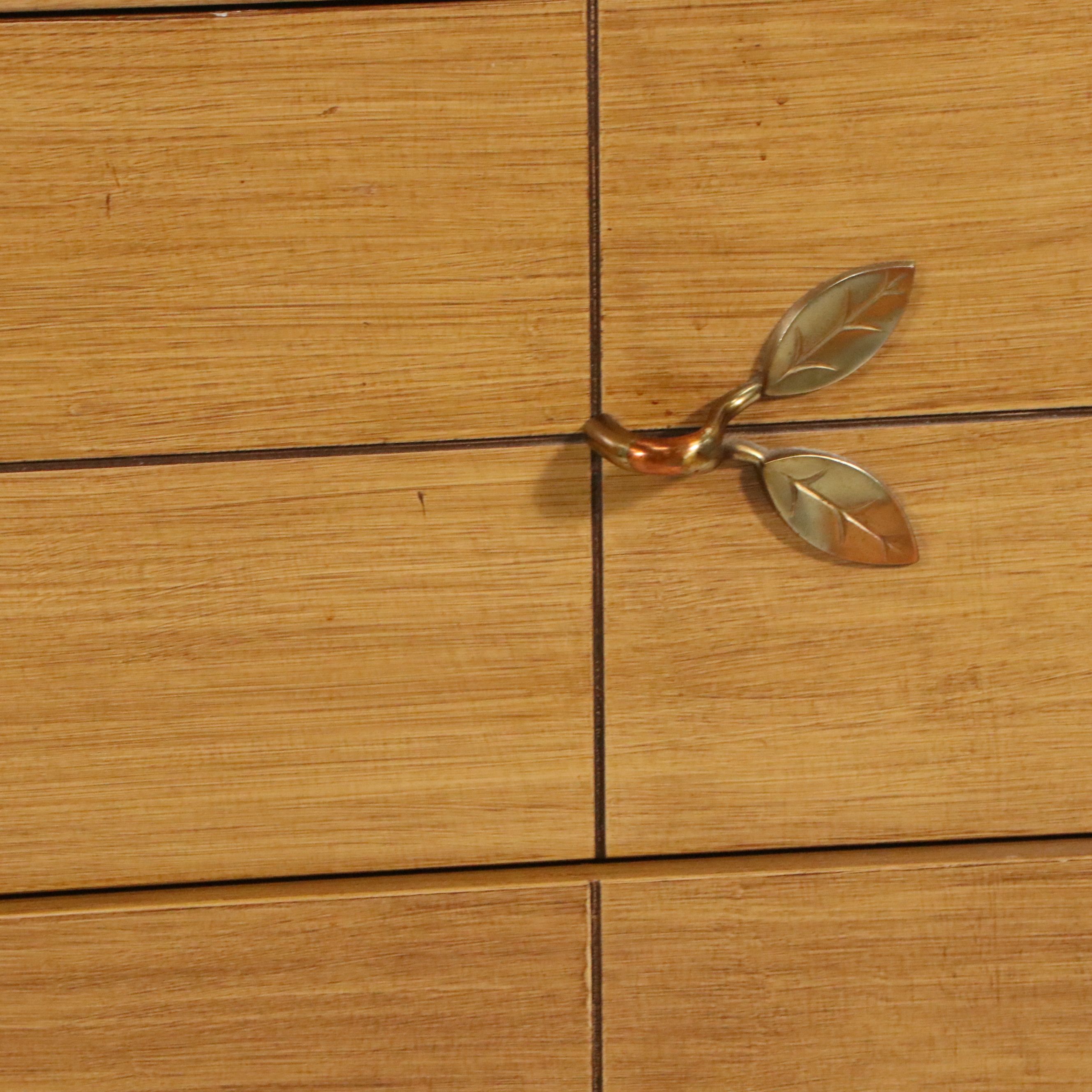 L.A. Period Furniture Mid Century Modern "Step" Highboy, Circa 1950s