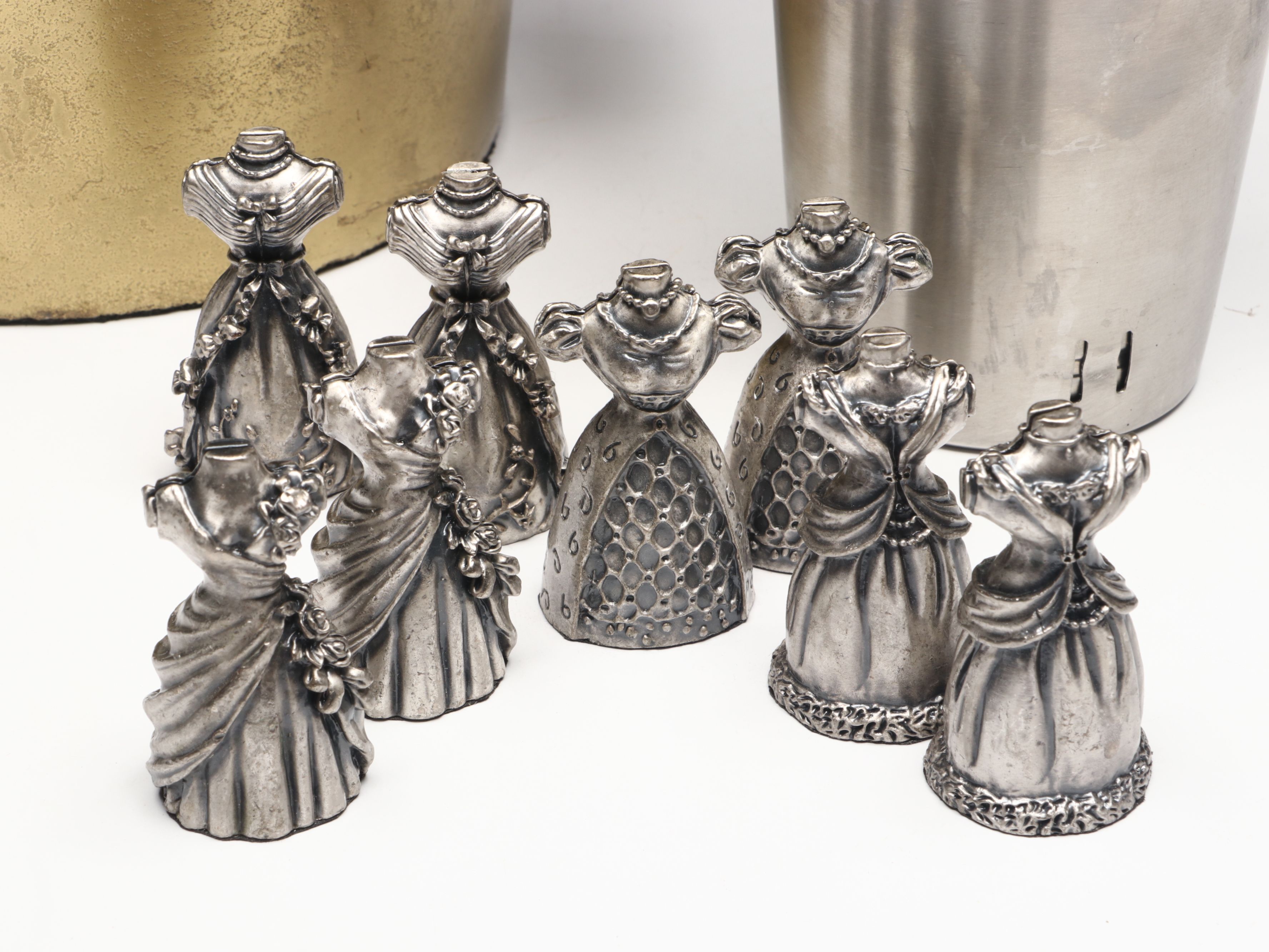 Oggi Recipe Cocktail Shaker with Brass Champagne Bucket and More Bar Accessories