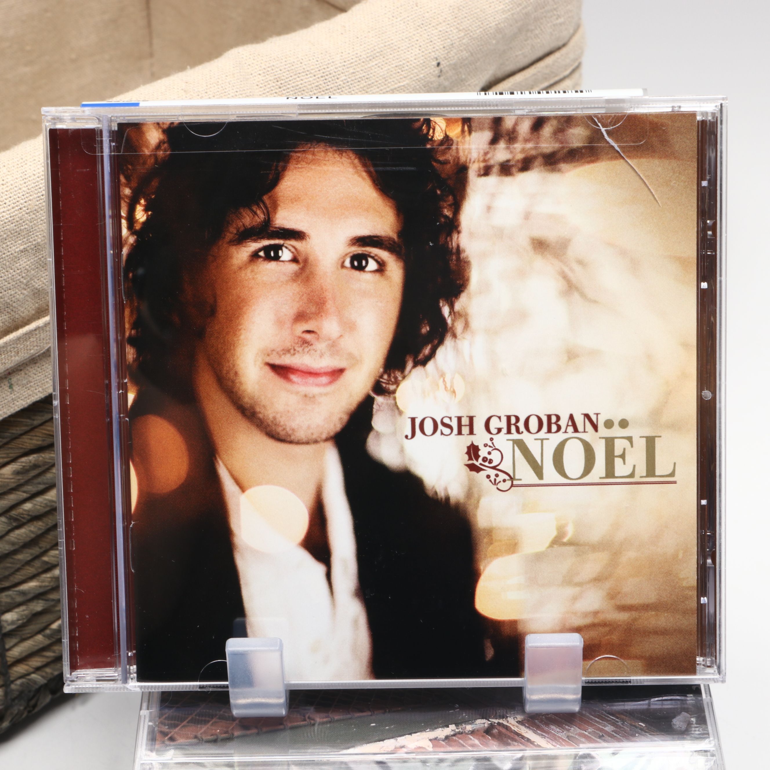 Josh Groban "Noël" with More Holiday and Other CDs in Woven Storage Basket
