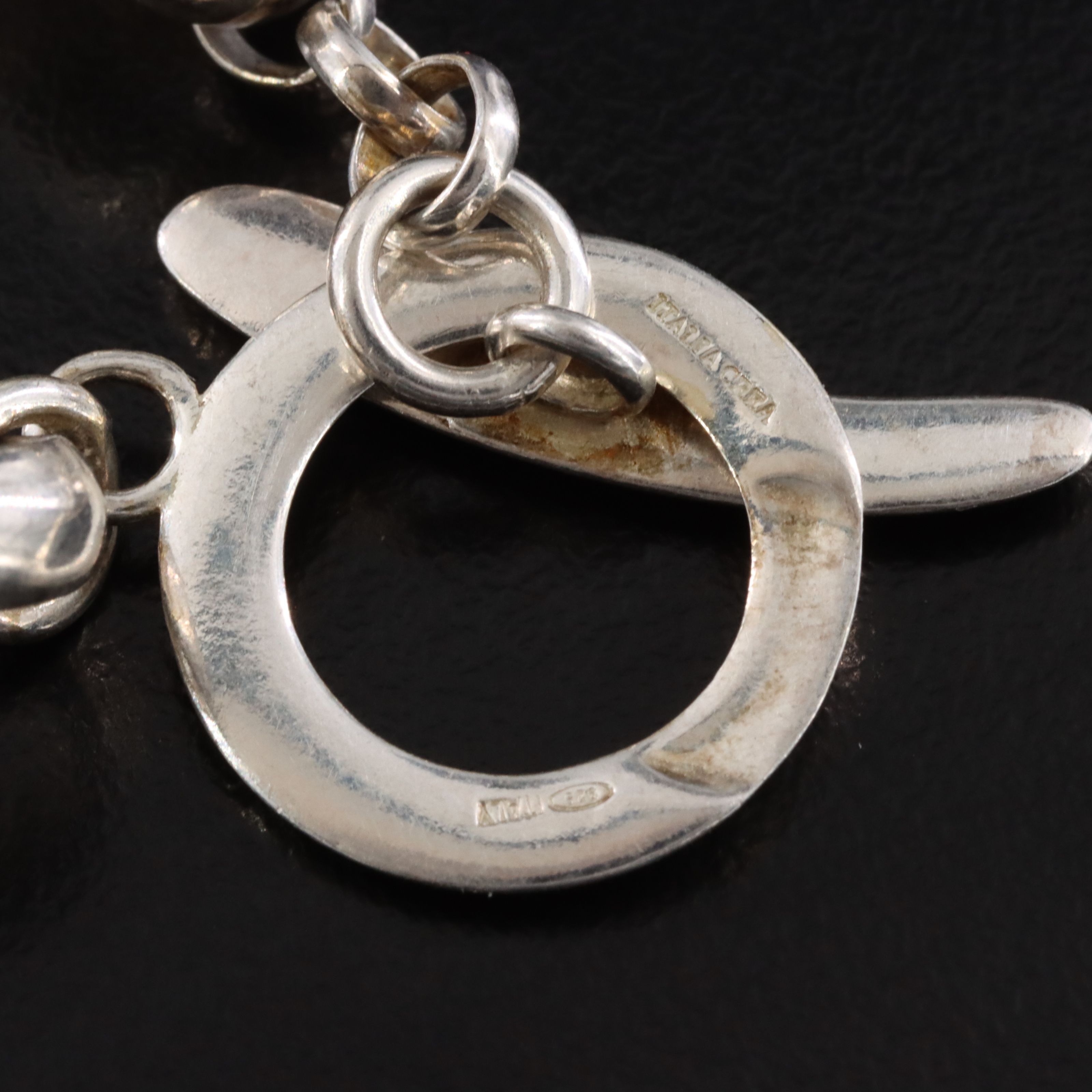 Italian Sterling Two-Tone Chain Bracelet