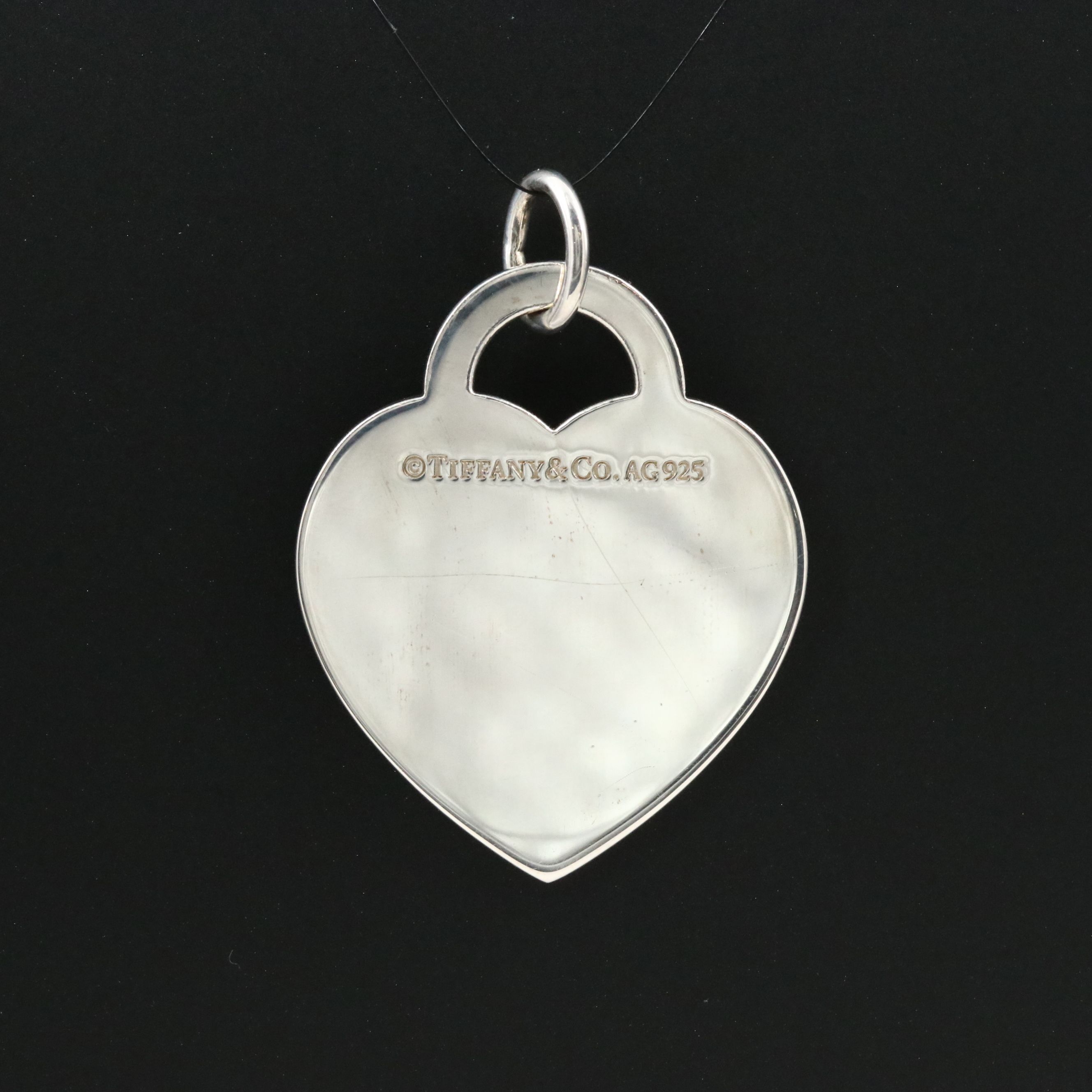 Tiffany & Co. Sterling Heart Tag Pendant