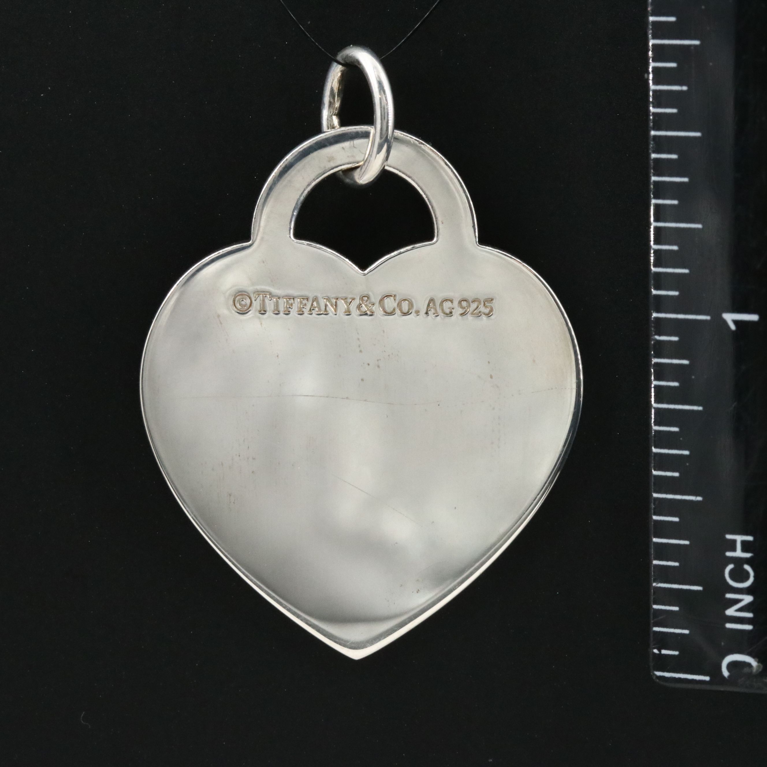 Tiffany & Co. Sterling Heart Tag Pendant