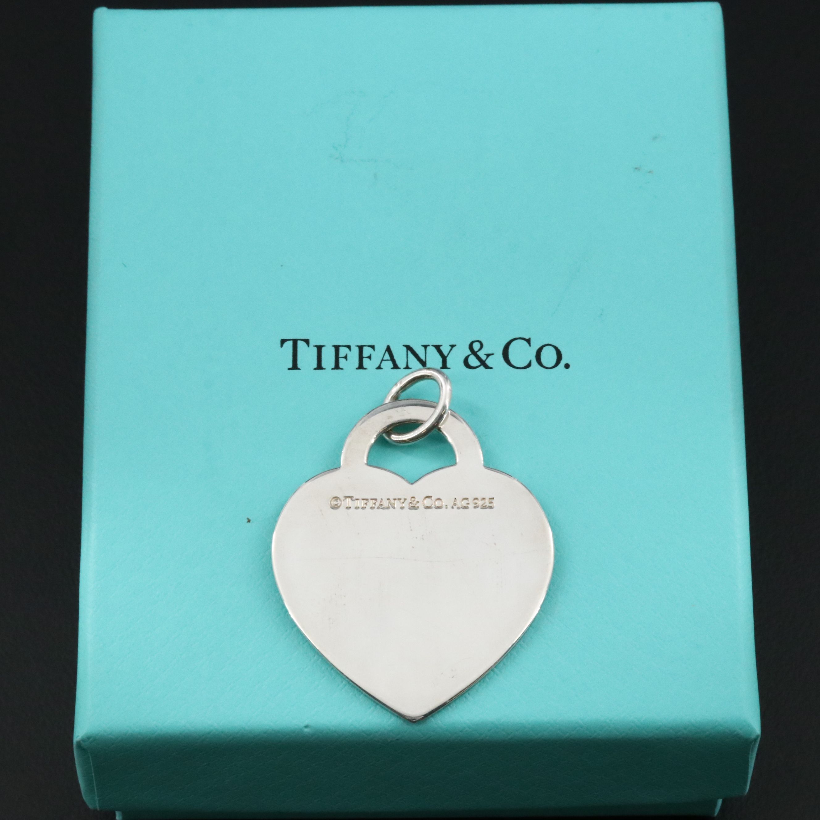 Tiffany & Co. Sterling Heart Tag Pendant