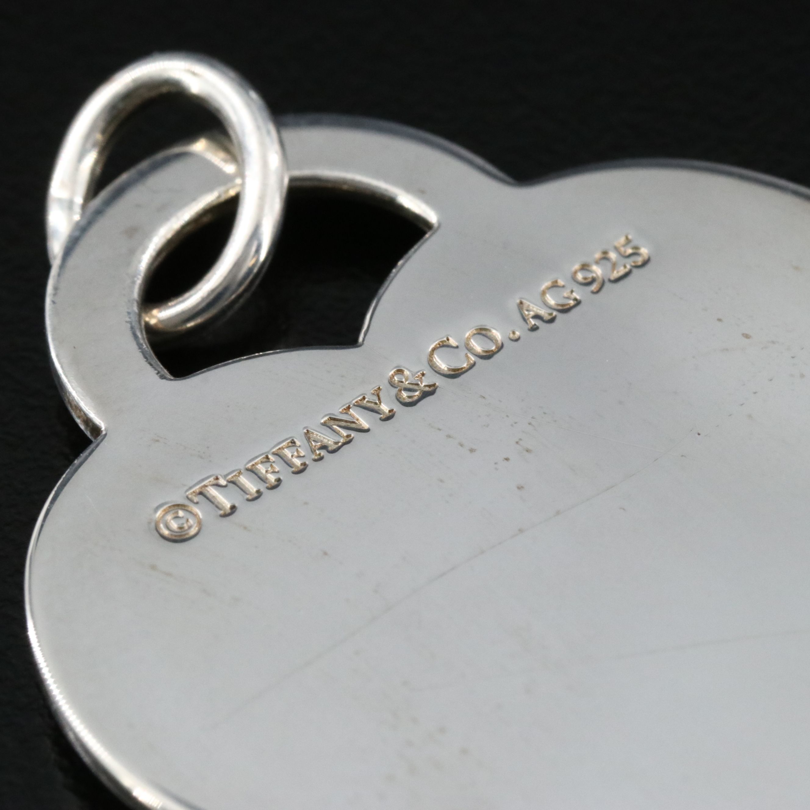 Tiffany & Co. Sterling Heart Tag Pendant