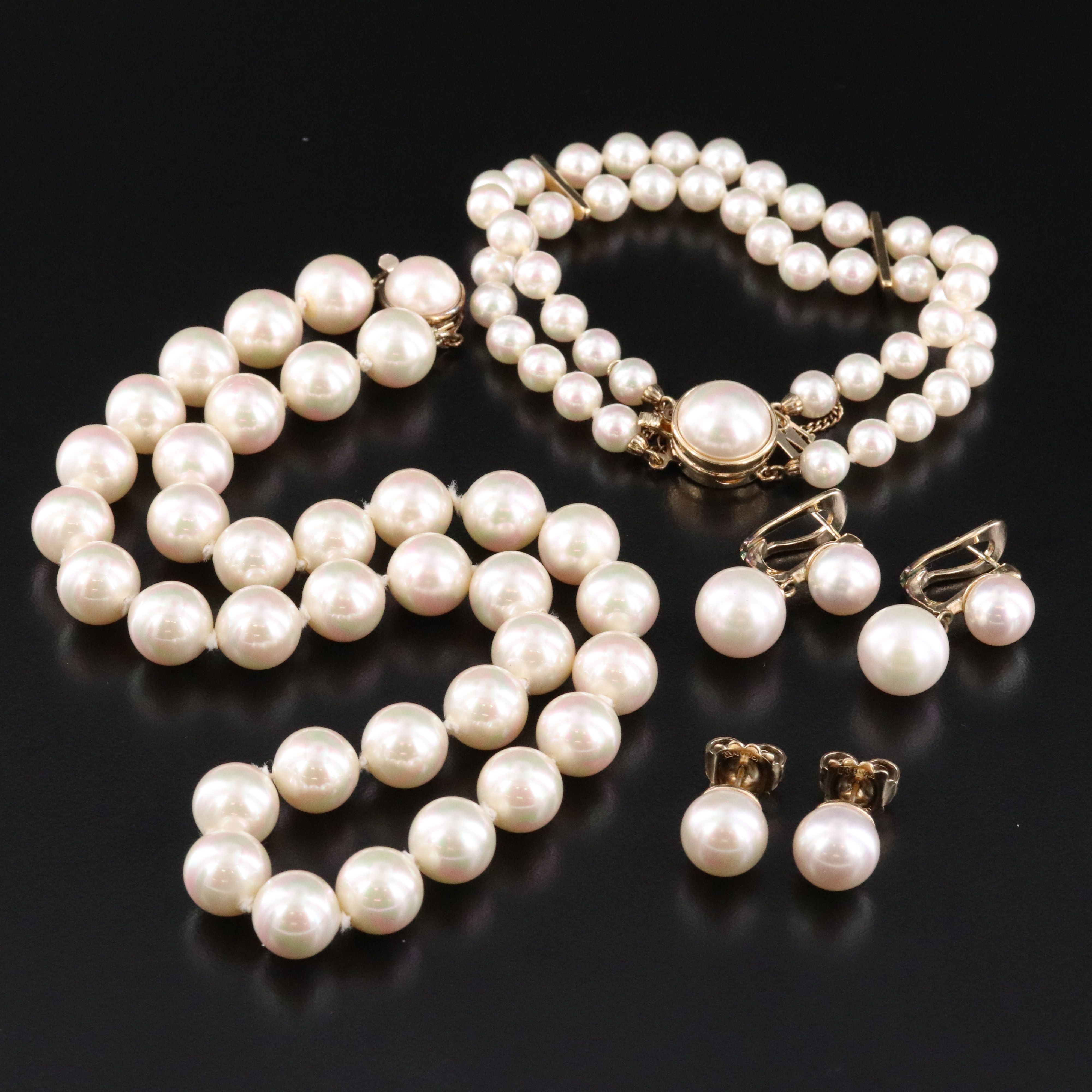 Majorica Faux Pearl Jewelry Selection with Sterling Silver