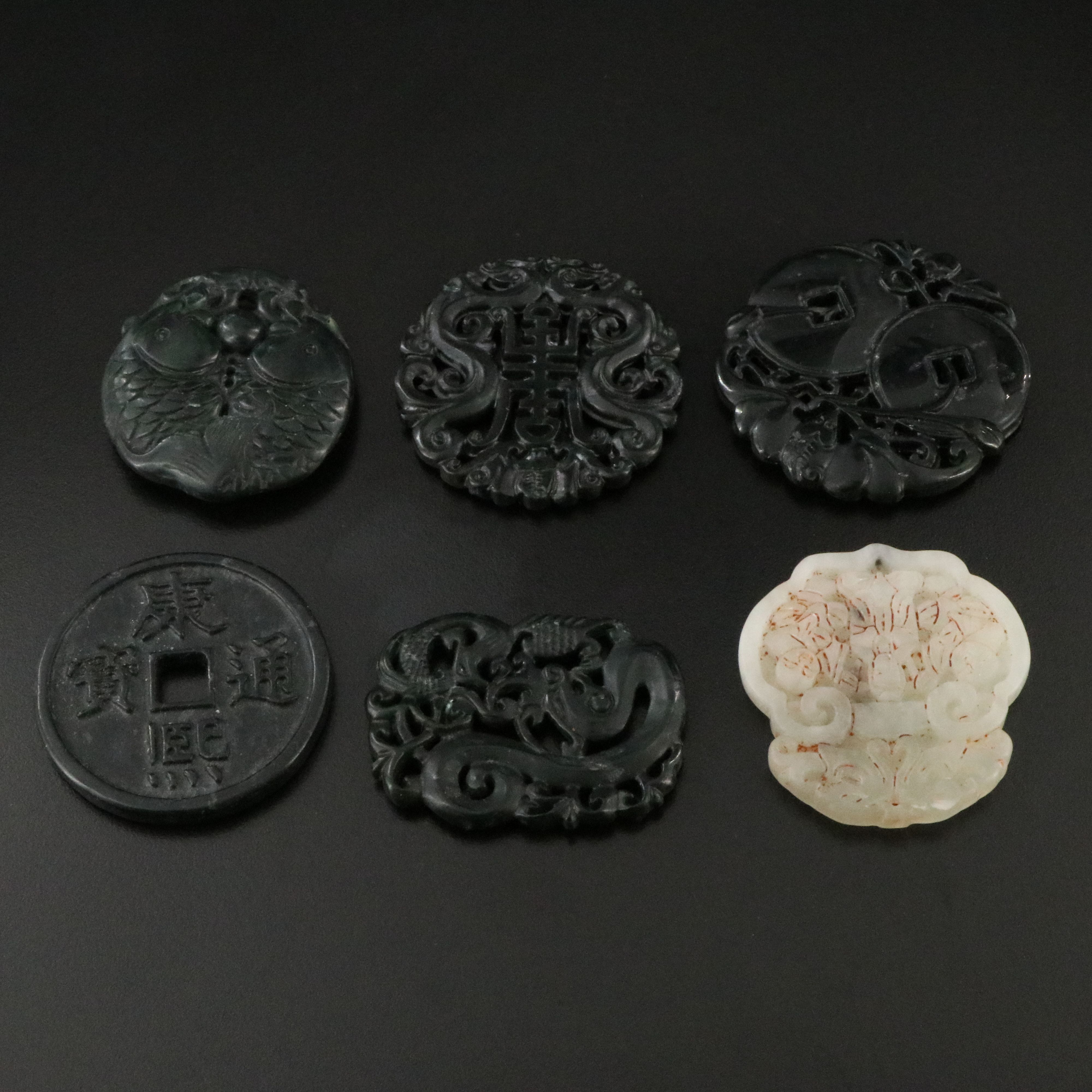 Loose Carved Serpentine Lot