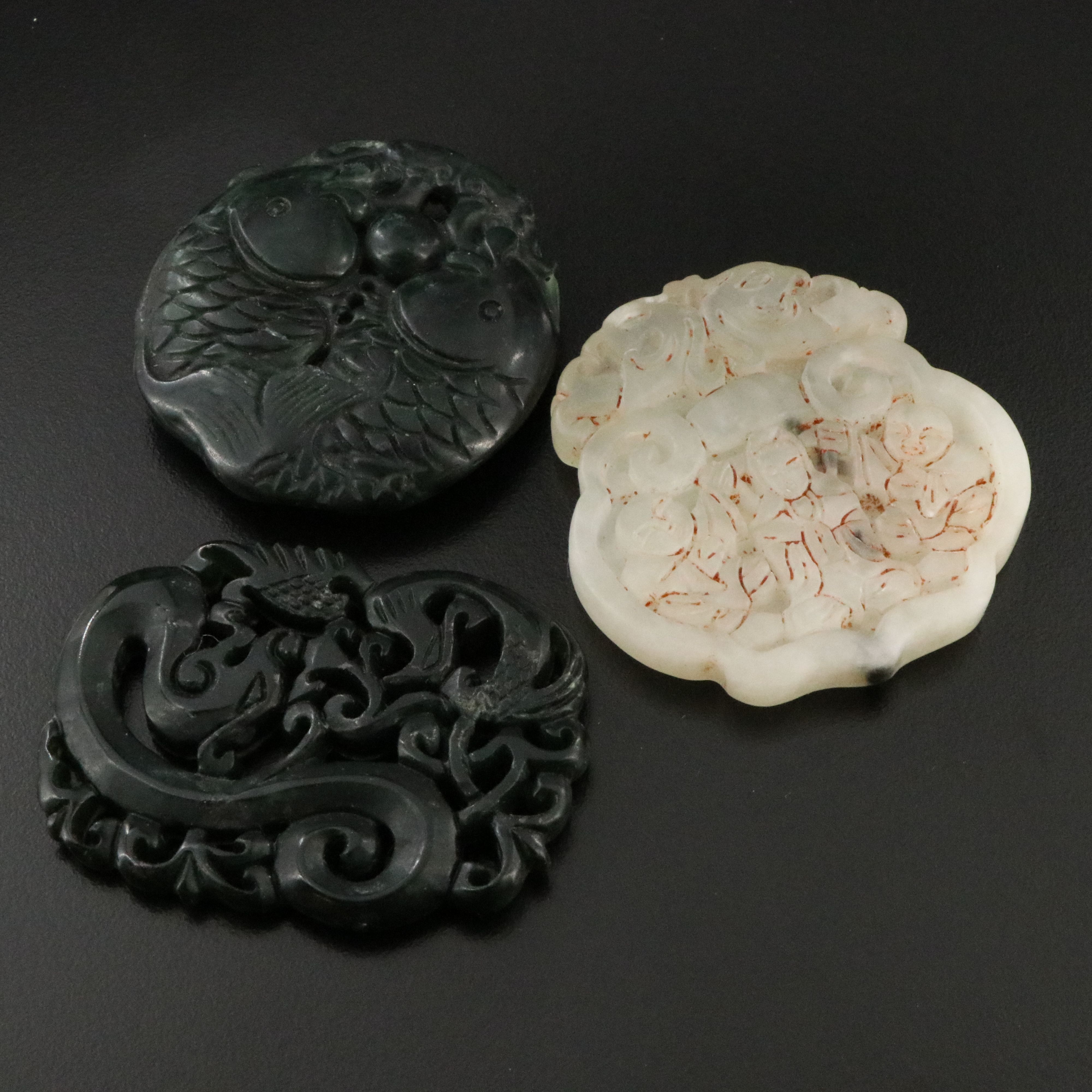 Loose Carved Serpentine Lot