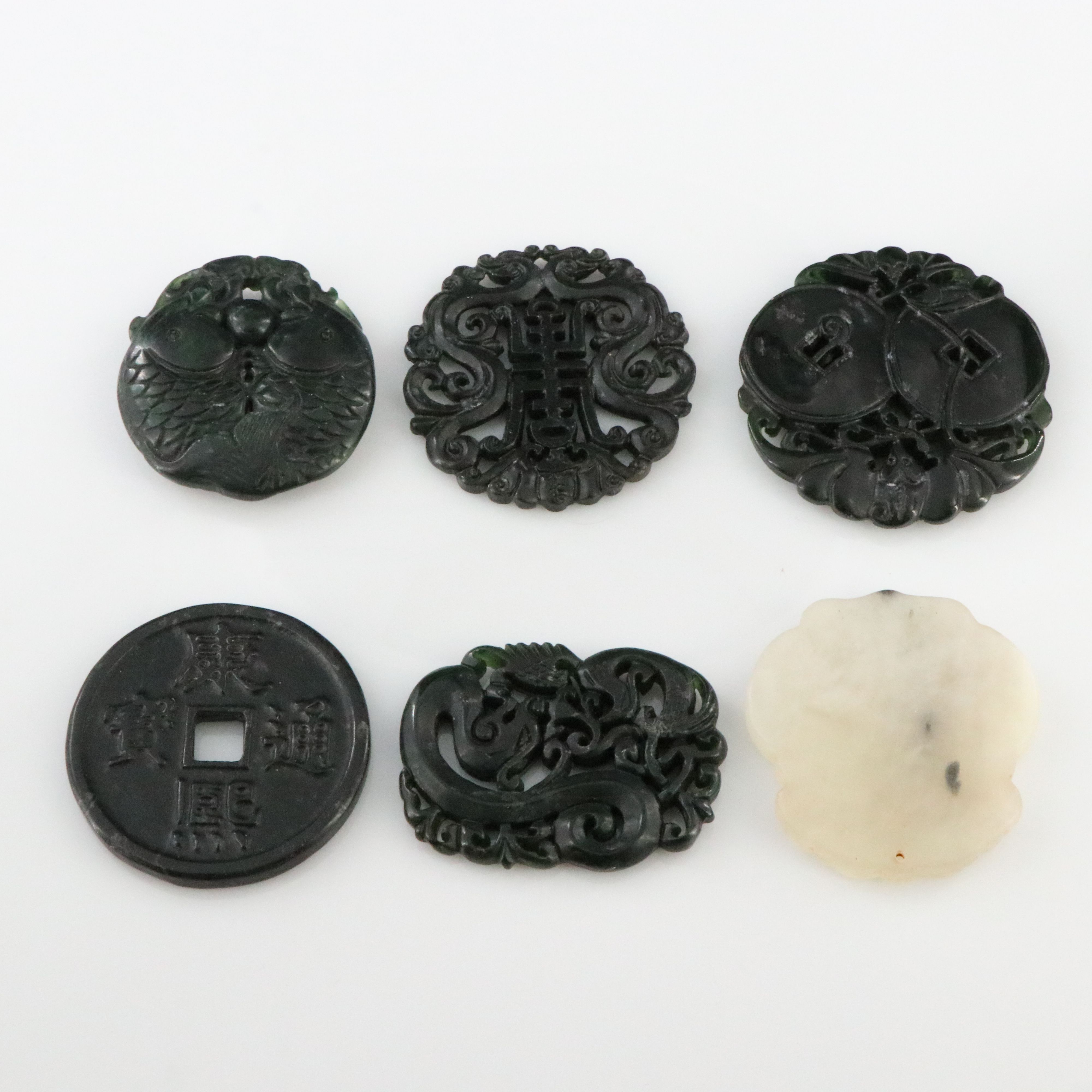 Loose Carved Serpentine Lot