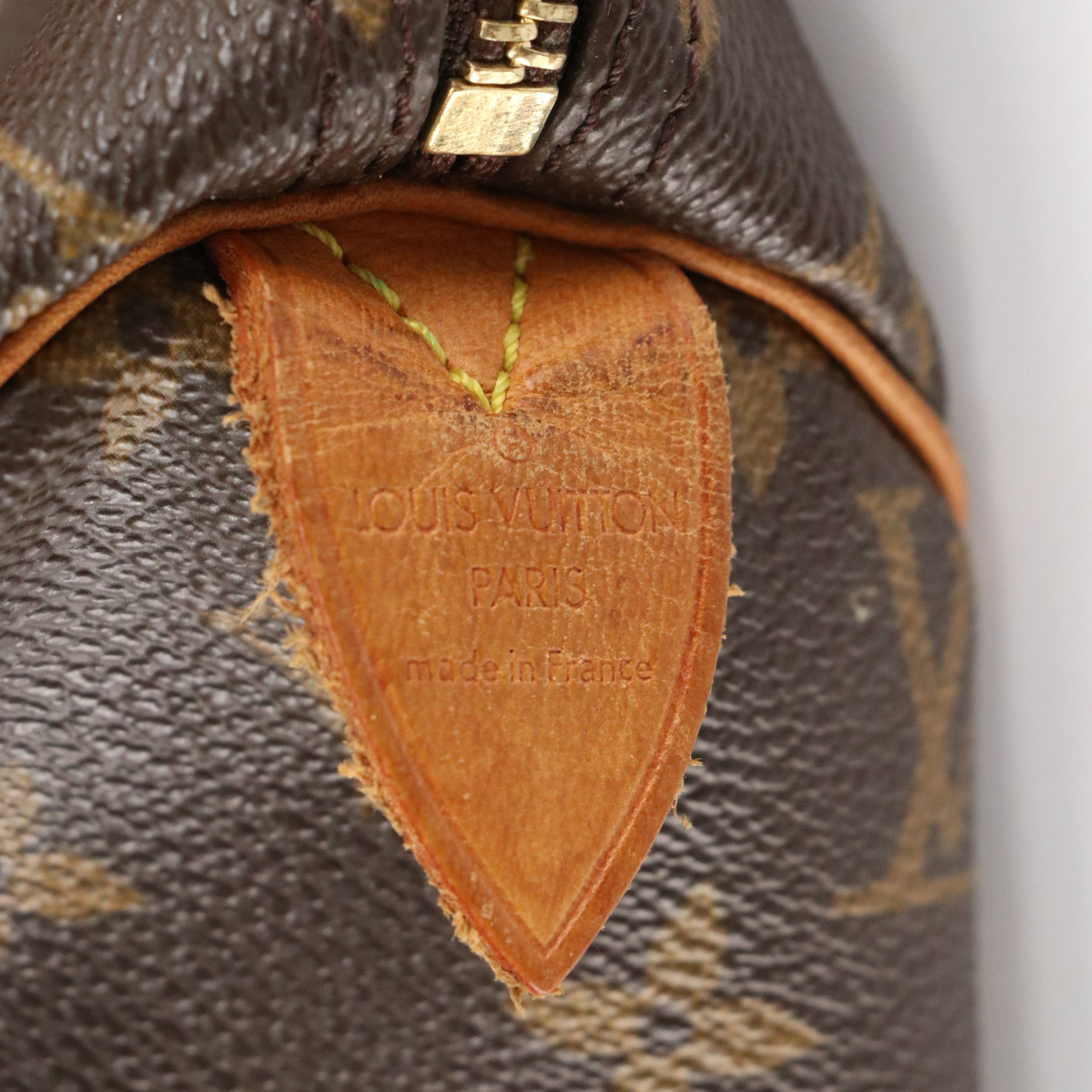 Louis Vuitton Speedy 40 Top Handle Bag in Monogram Canvas and Leather