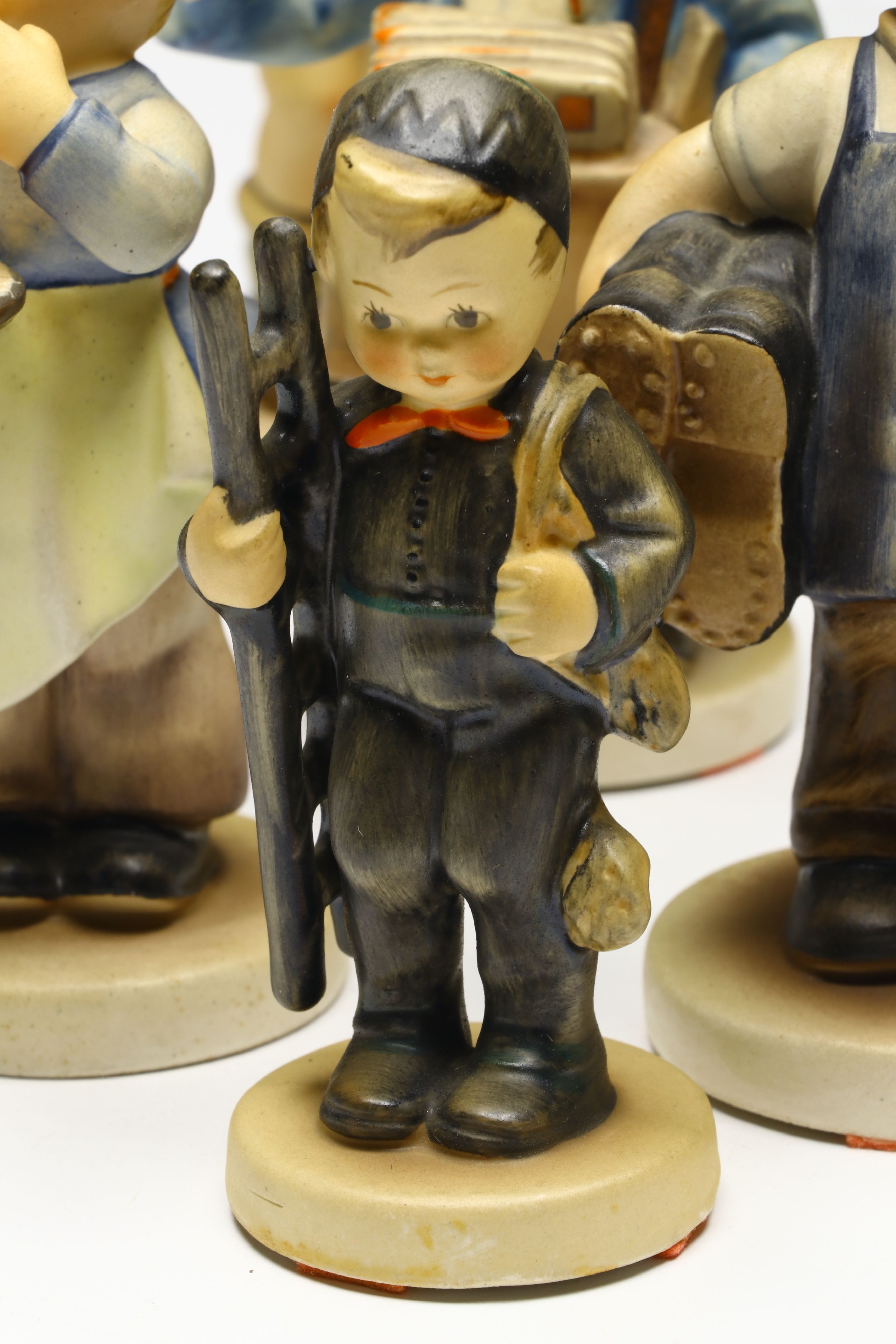 Goebel "Little Sweeper," "Hello," "Baker," and More Porcelain Figurines