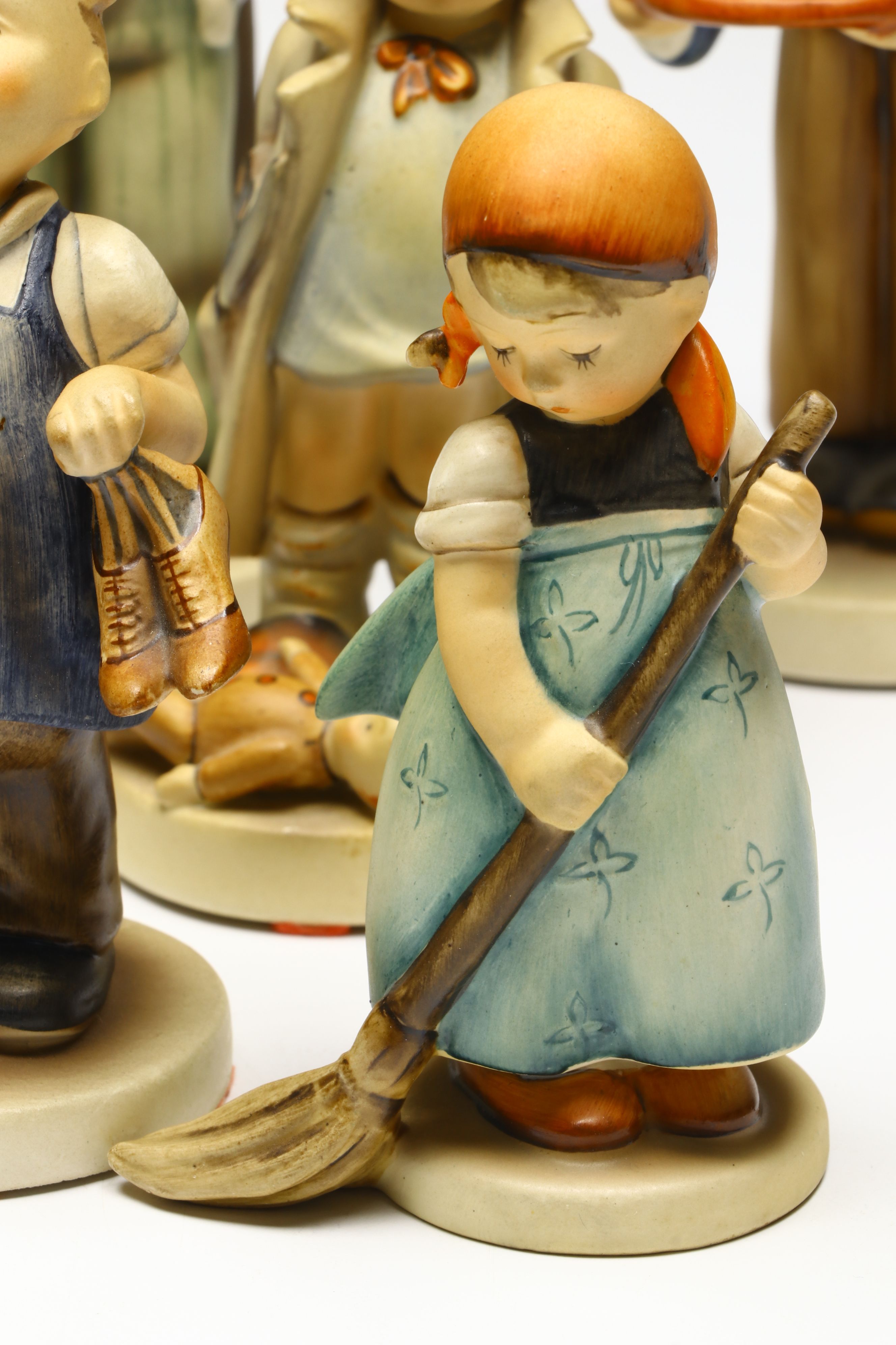 Goebel "Little Sweeper," "Hello," "Baker," and More Porcelain Figurines