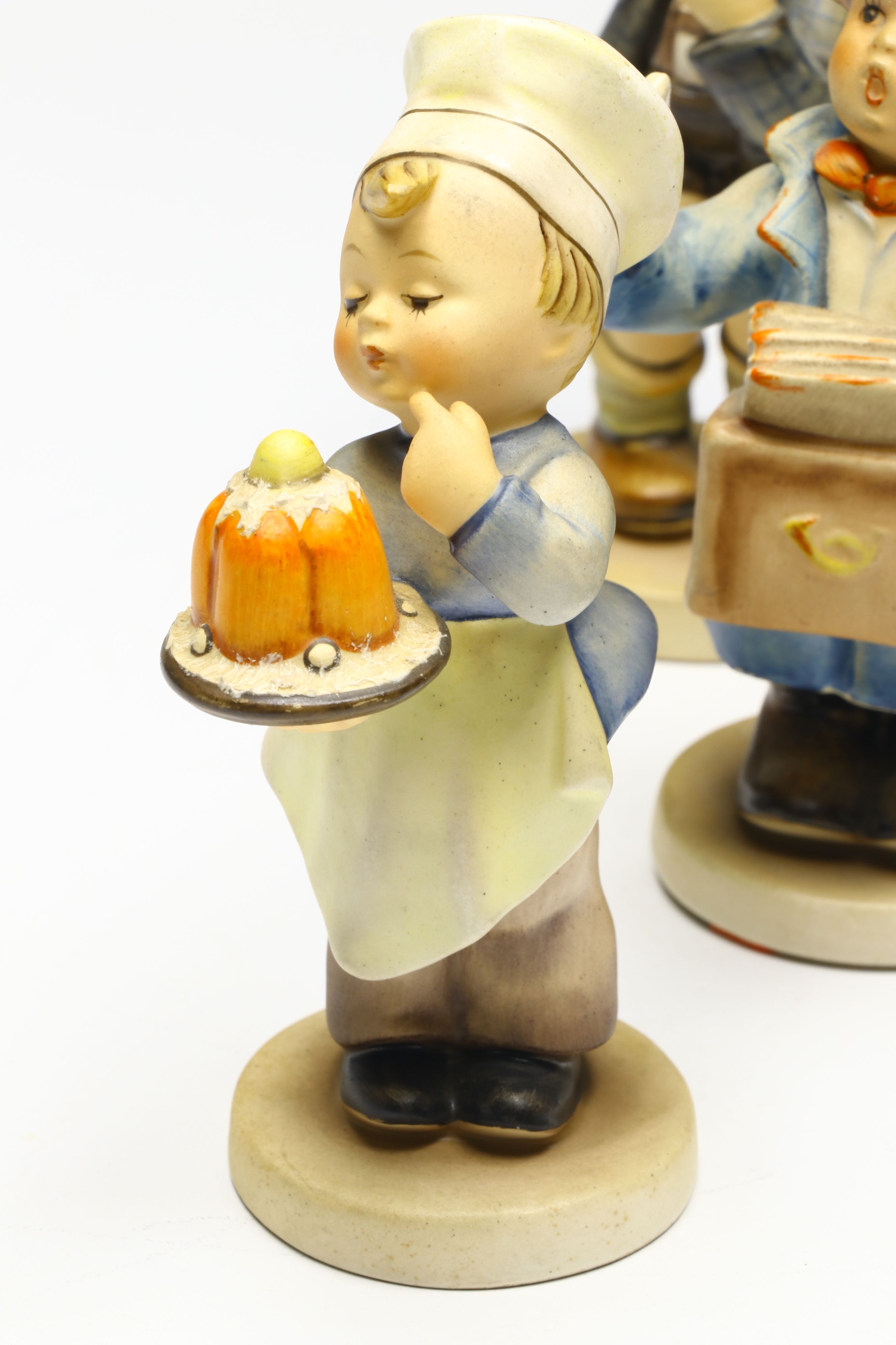 Goebel "Little Sweeper," "Hello," "Baker," and More Porcelain Figurines