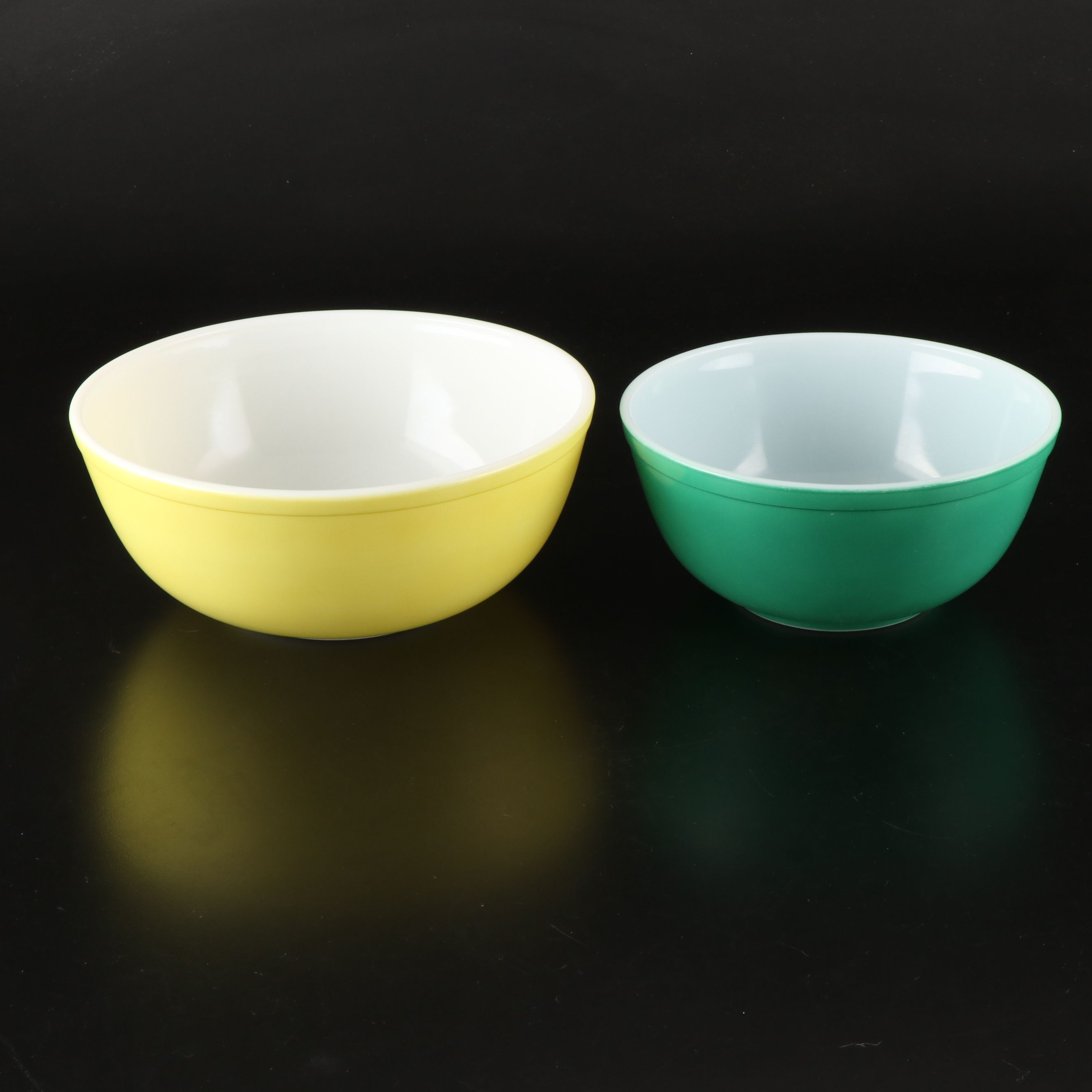Pyrex "Primary Colors" Mixing Bowls, Mid-20th Century