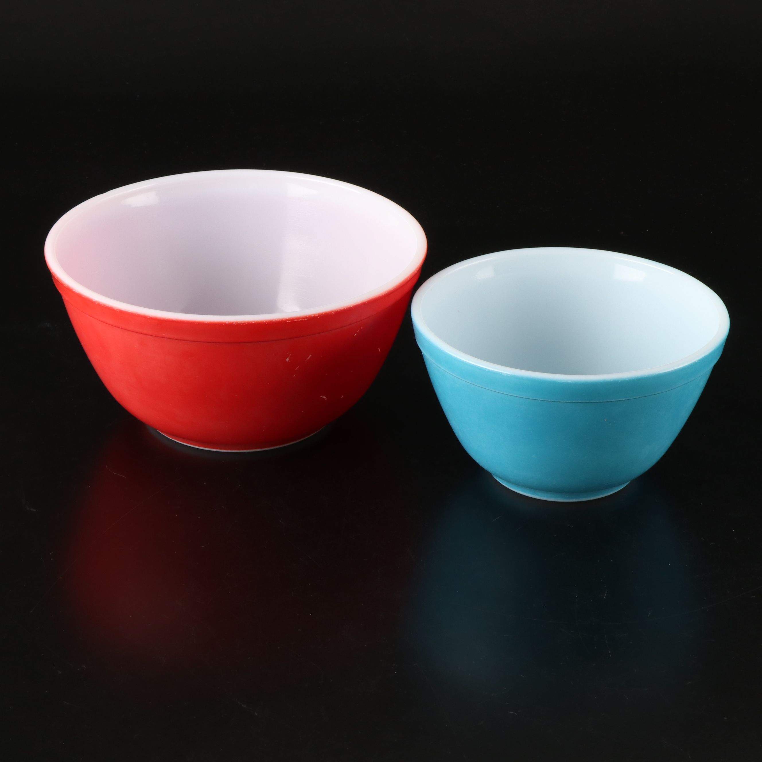 Pyrex "Primary Colors" Mixing Bowls, Mid-20th Century