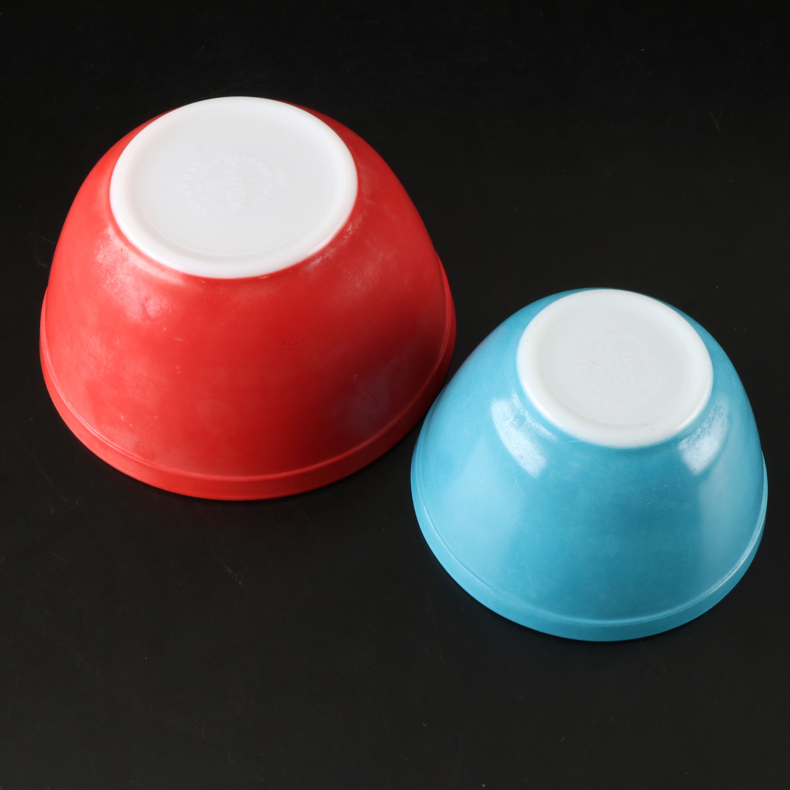 Pyrex "Primary Colors" Mixing Bowls, Mid-20th Century