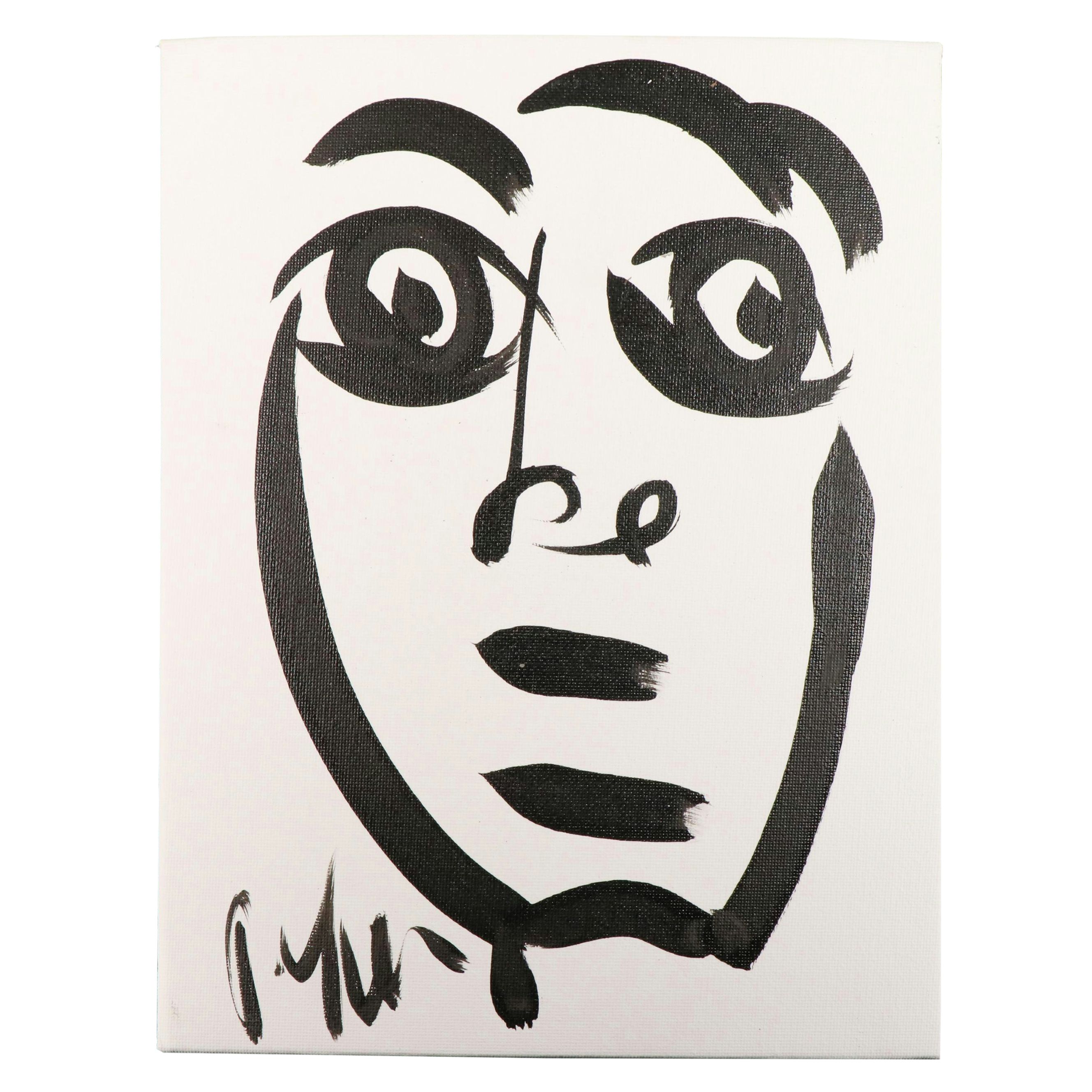 Peter Robert Keil Stylized Acrylic Portrait