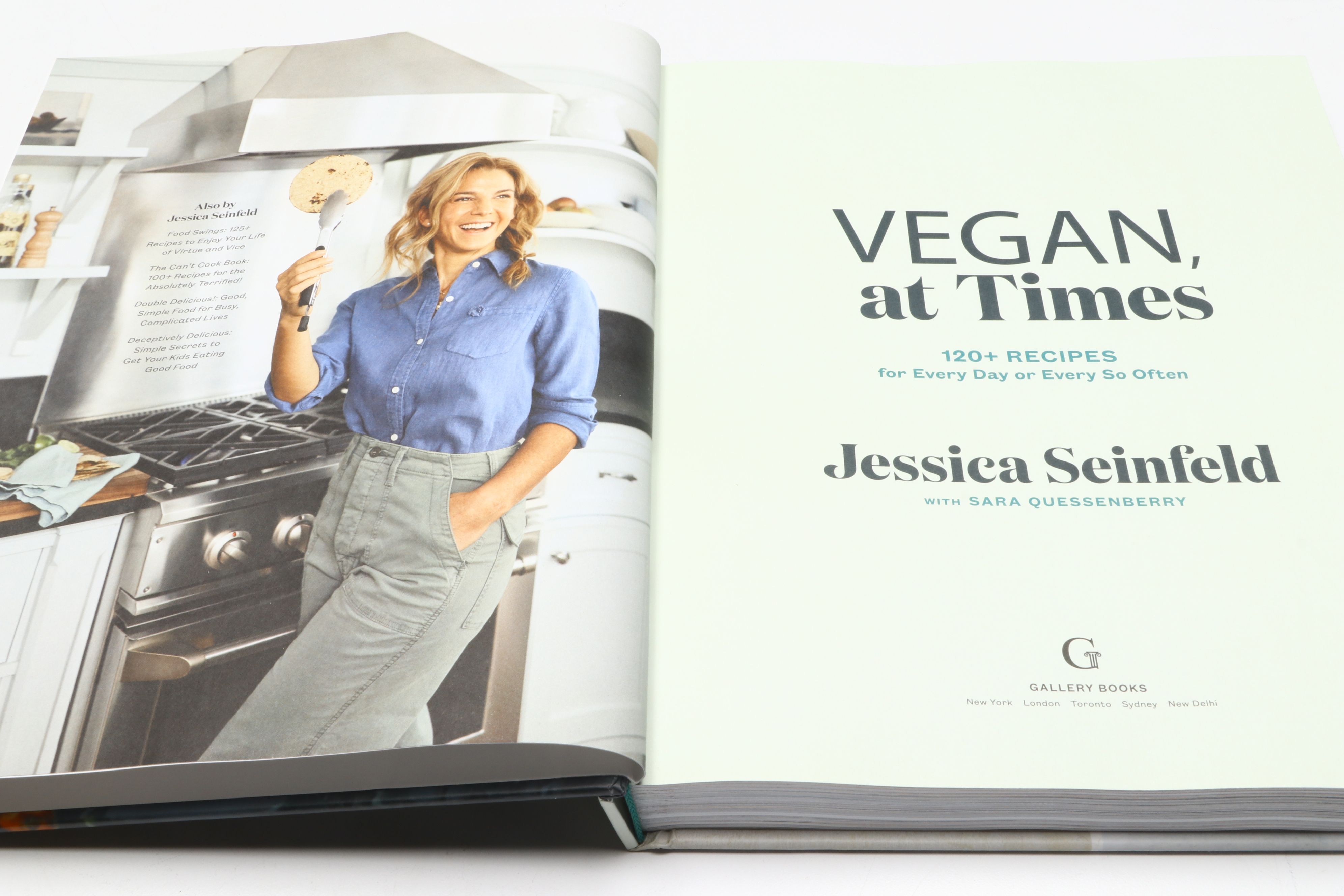 "Vegan, at Times" by Jessica Seinfeld with More Vegan Cookbooks