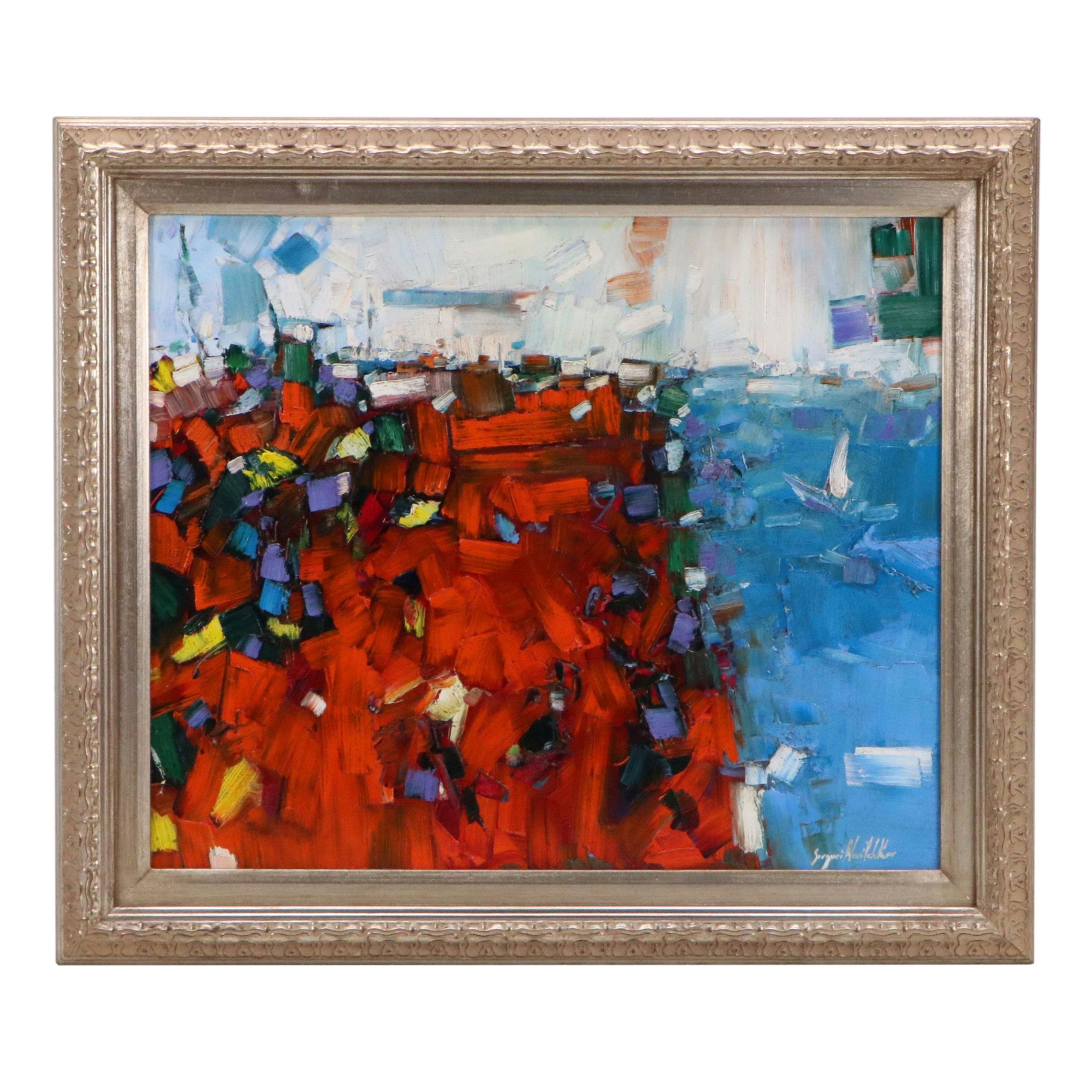 Serguei Novitchkov Oil Painting "Newport Beach, California," 2026