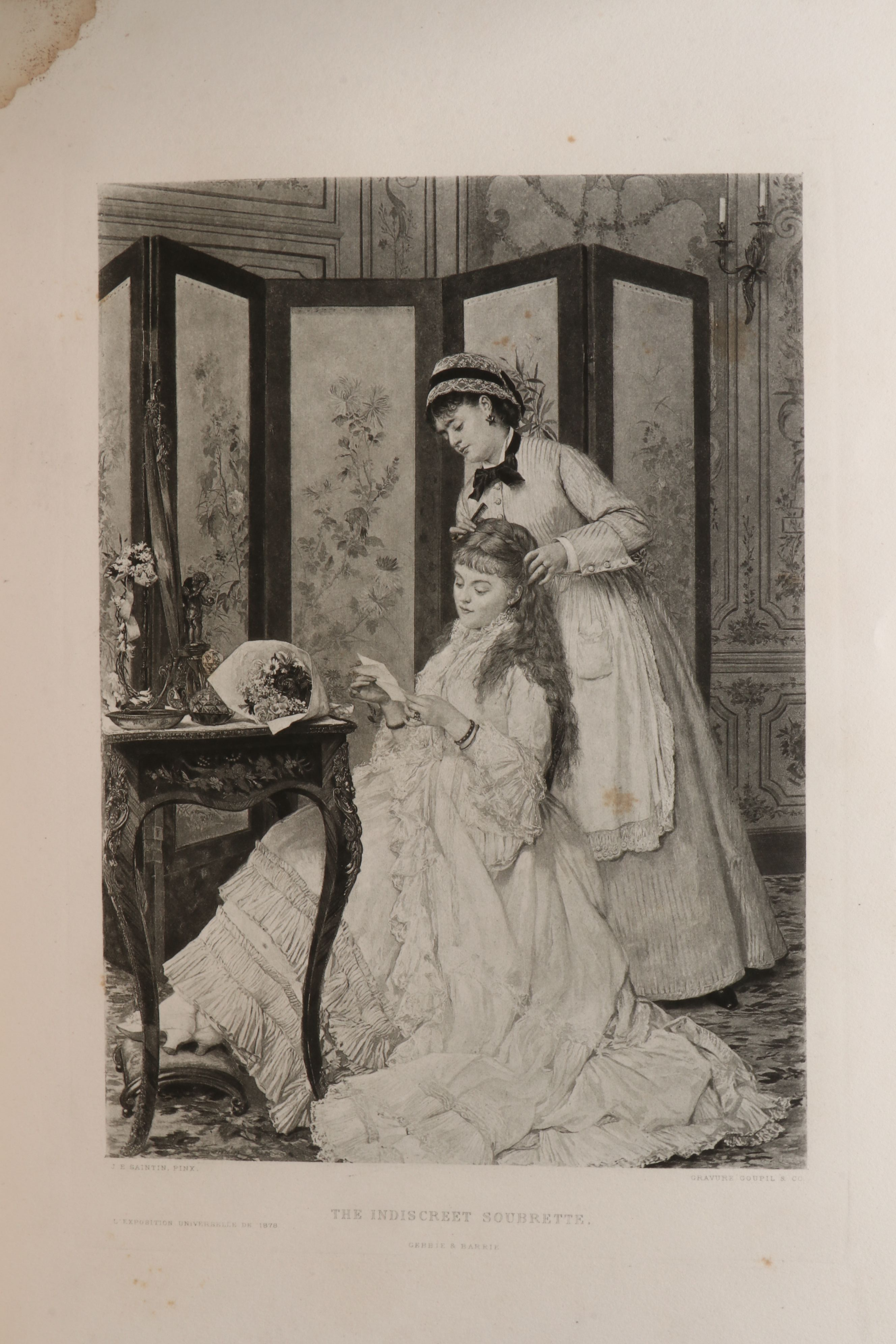 "The Chefs-d'Œuvre d'Art of the Paris Universal Exhibition" Folio, 1878