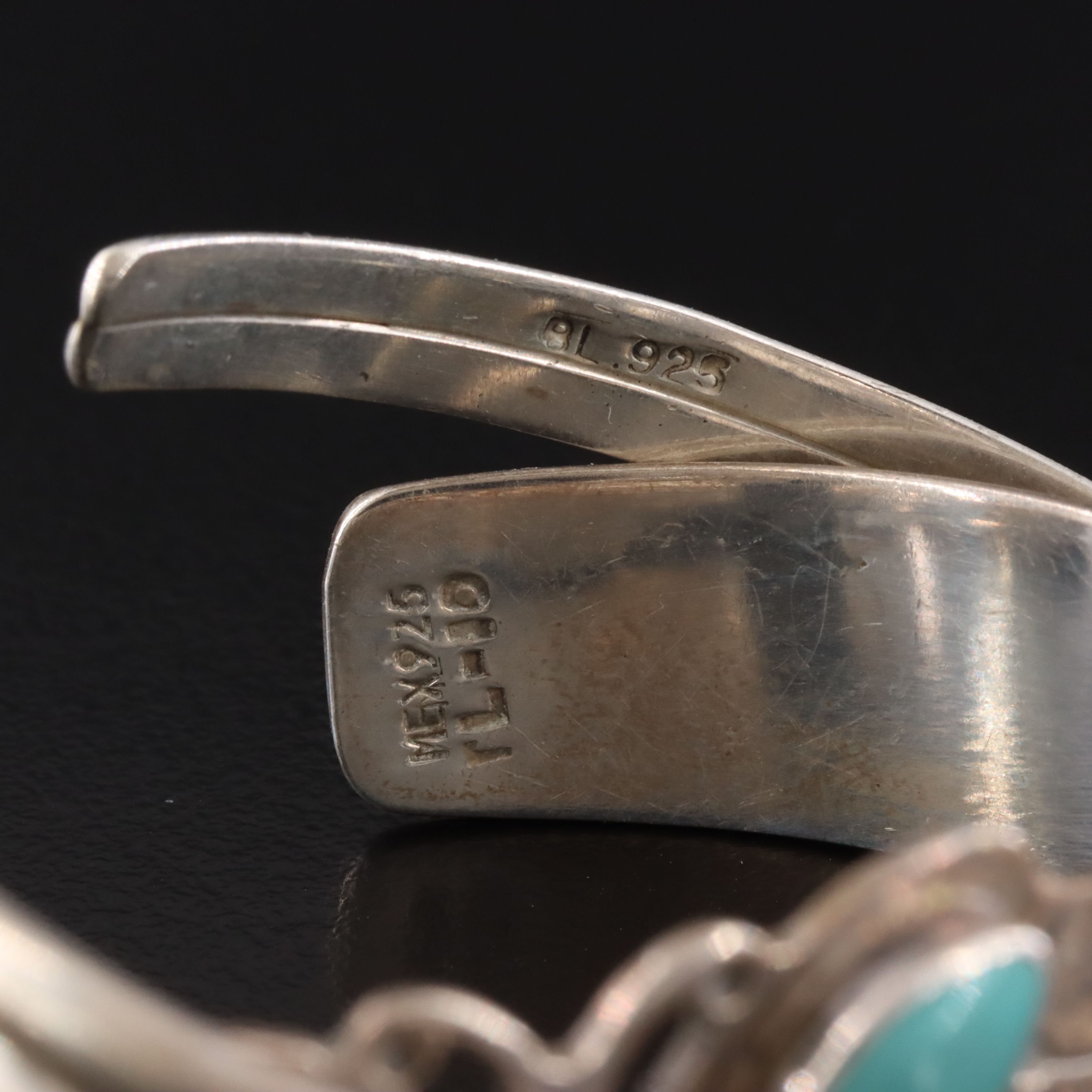 Southwestern and Mexican Sterling Turquoise and Faux Turquoise Bracelets