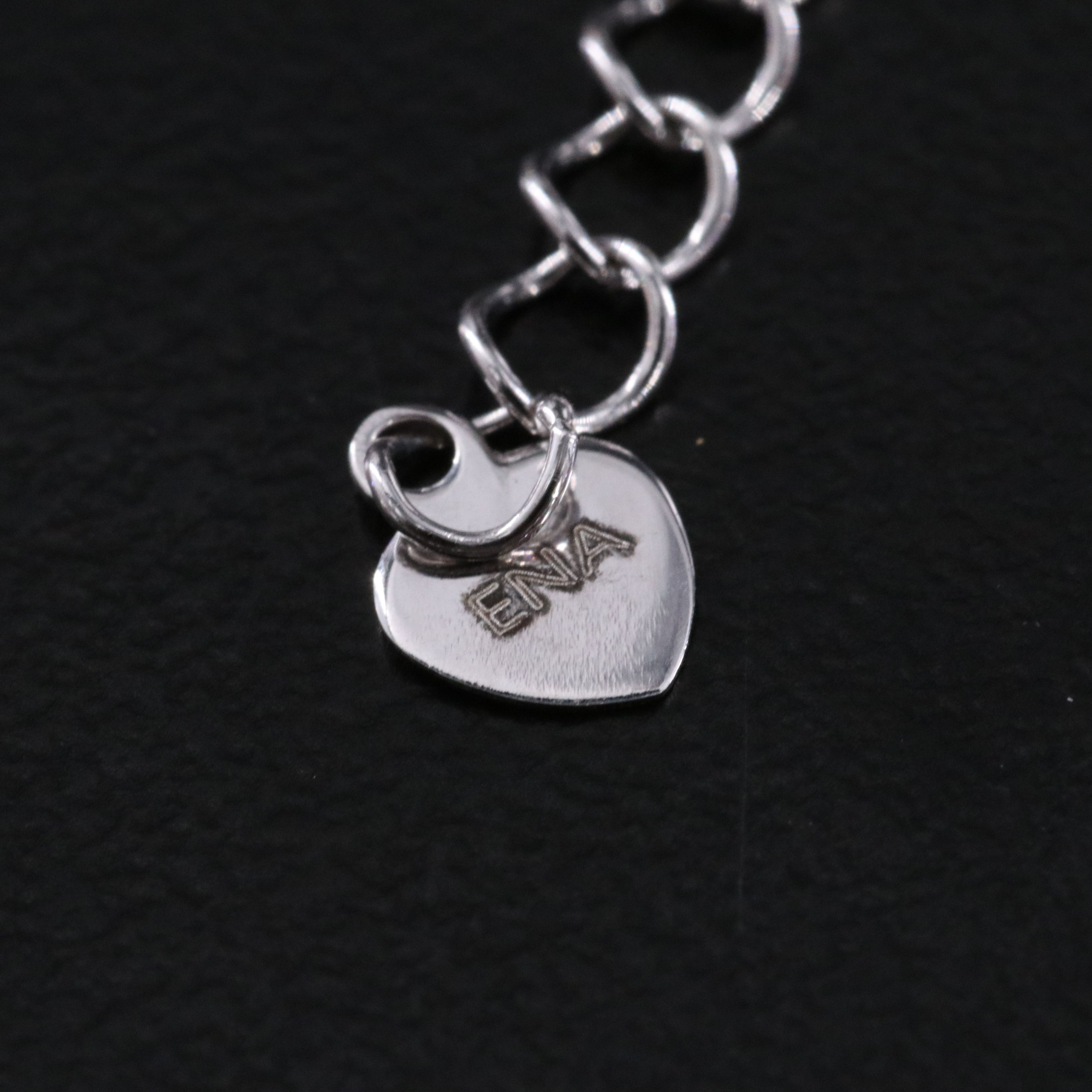 Sterling and CZ Gemstone Bracelet