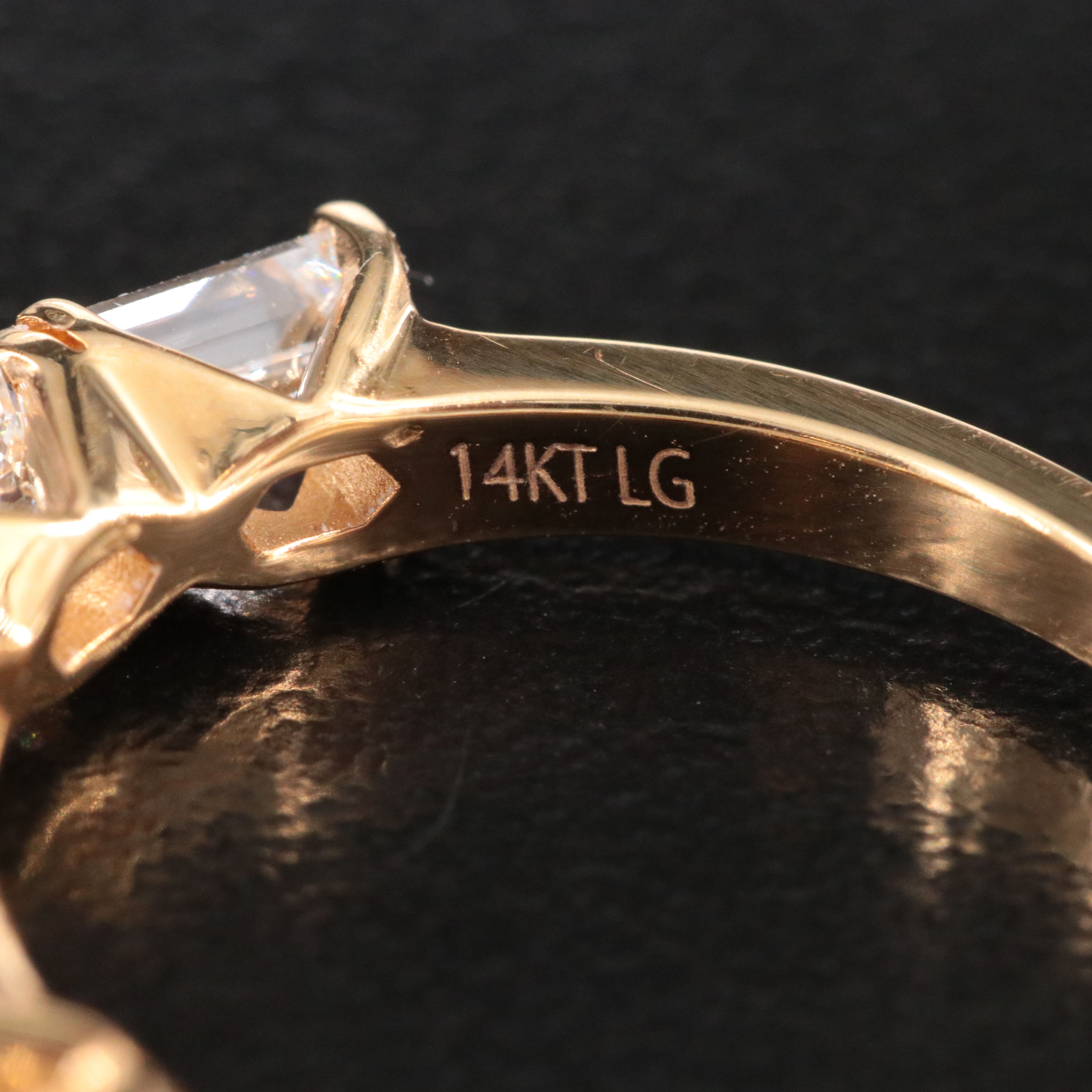 14K 1.75 CTW Lab Grown Diamond Ring