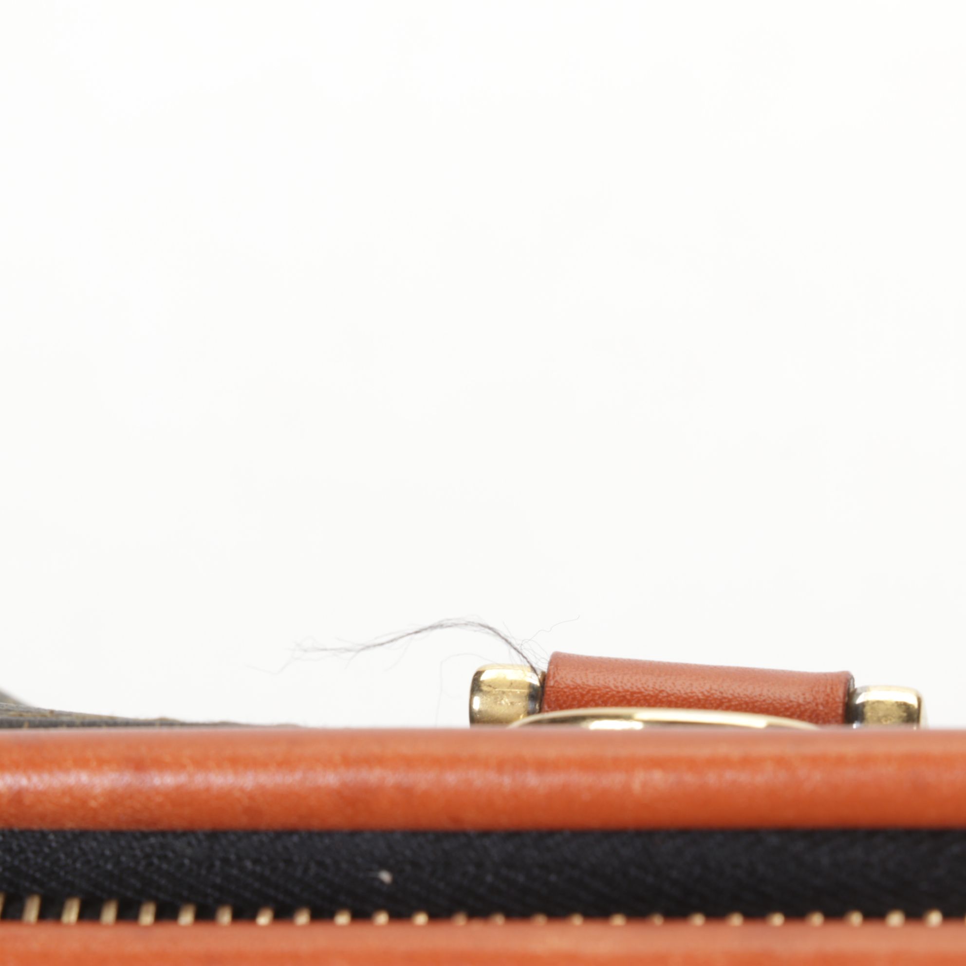 Fendi Boston Bag in Pequin Stripe Coated Canvas and Leather