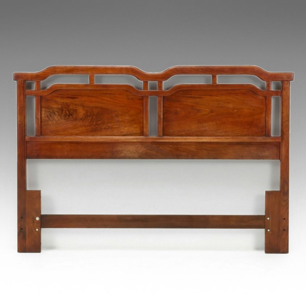 Thomasville Ming Style King Size Headboard, Late 20th Century