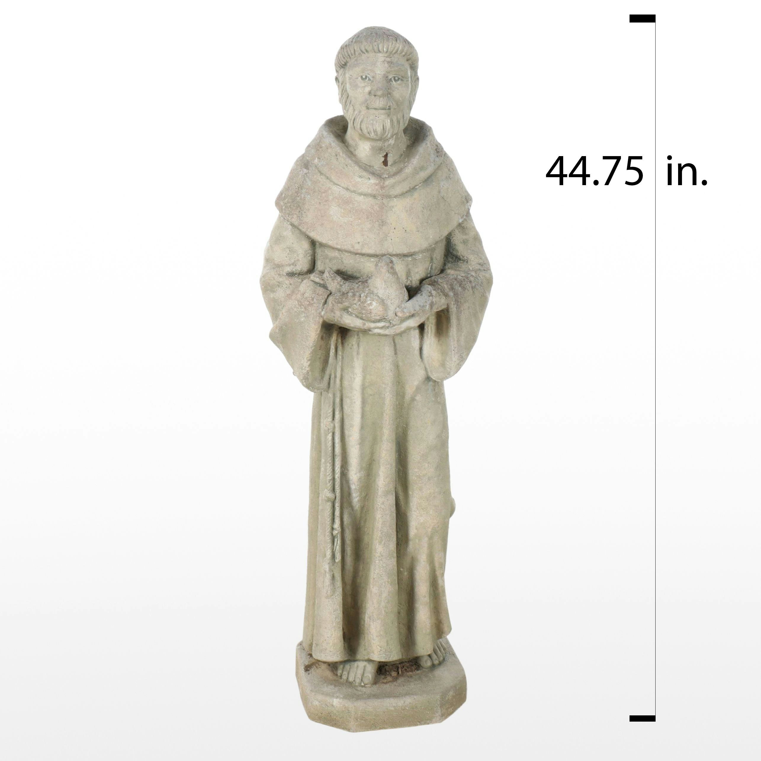 Saint Francis of Assisi Concrete Garden Statue