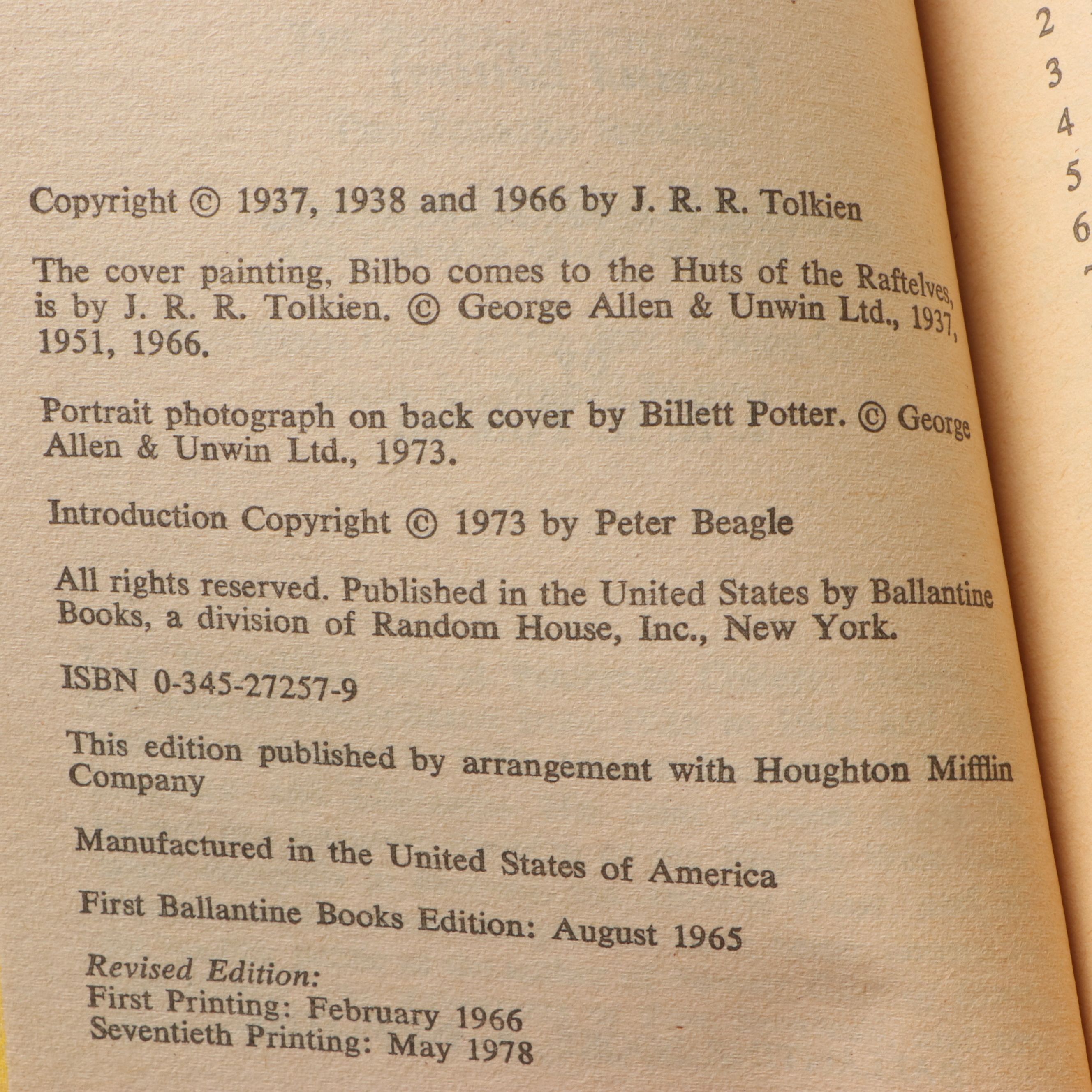 "The Lord of the Rings" and "The Hobbit" Box Set by J. R. R. Tolkien, 1978