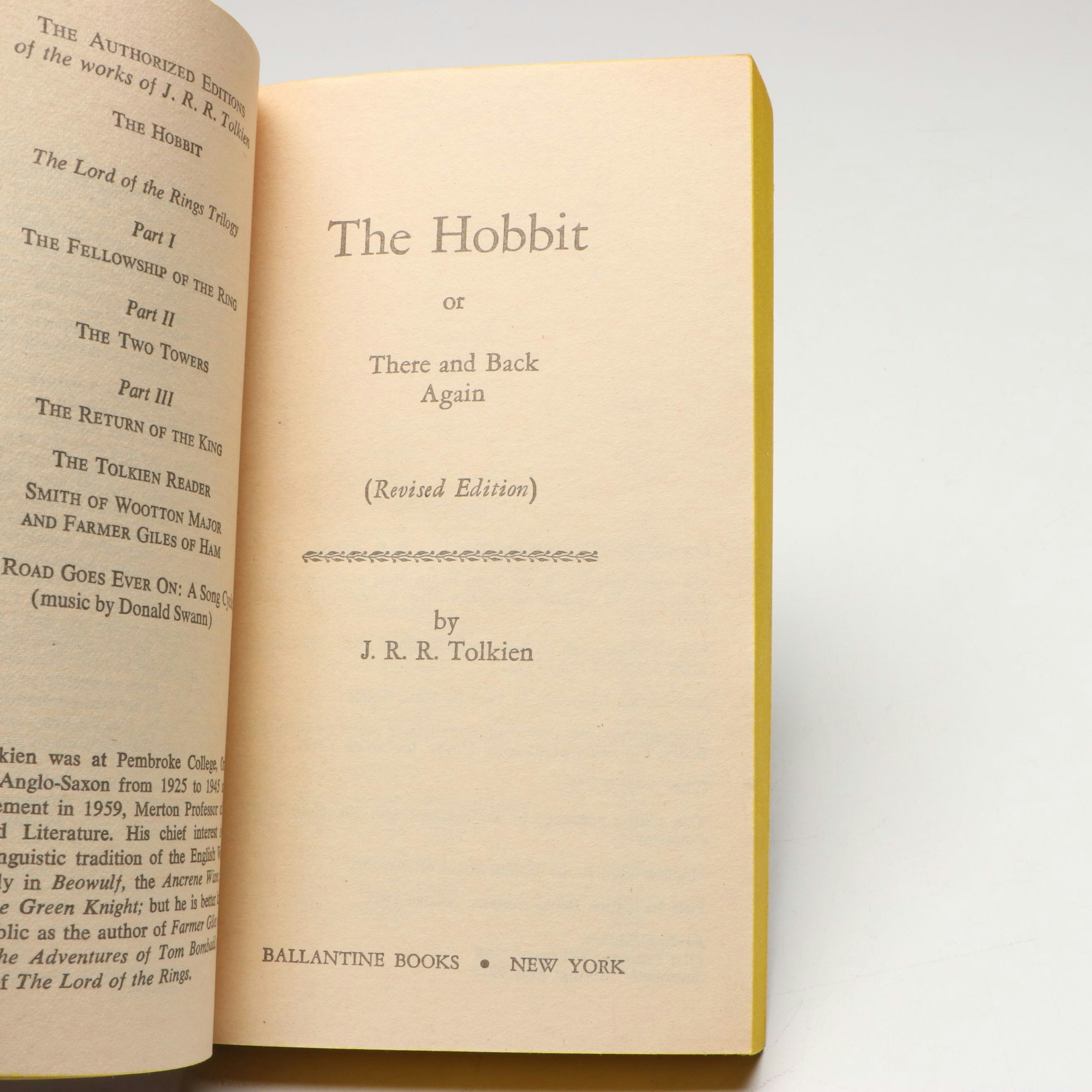 "The Lord of the Rings" and "The Hobbit" Box Set by J. R. R. Tolkien, 1978