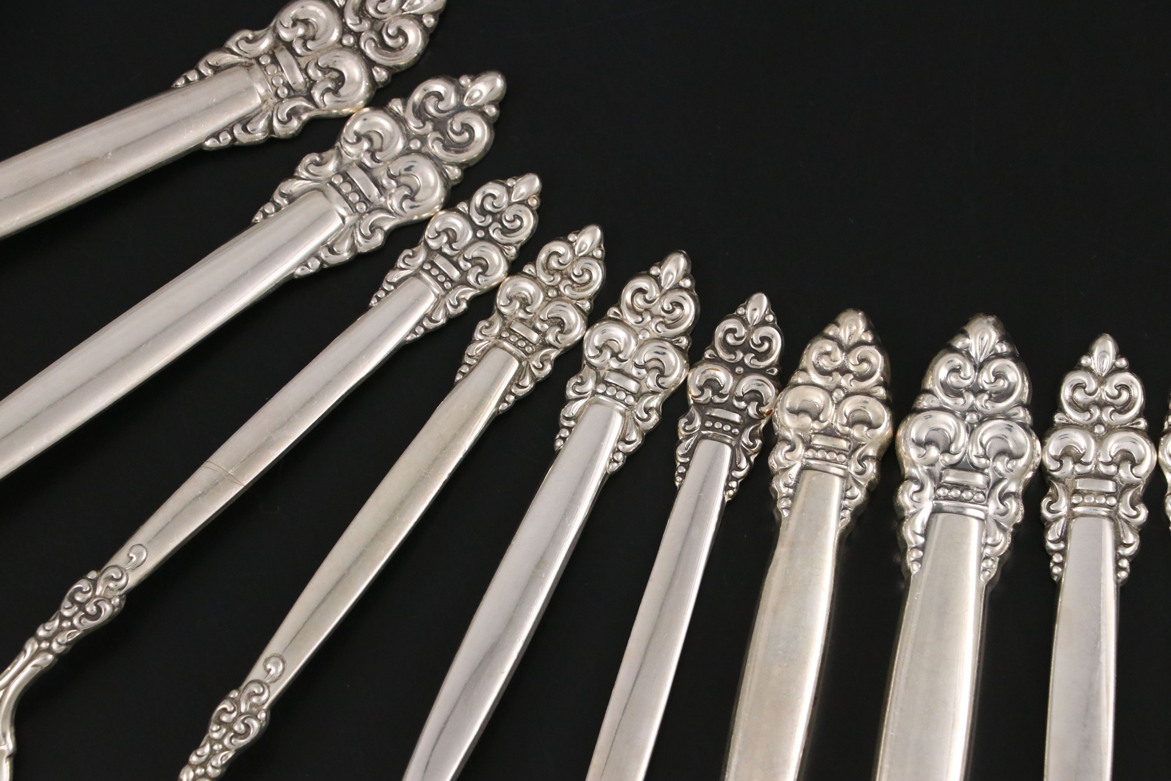 Oneida Community "Spanish Crown" Silver Plate Flatware