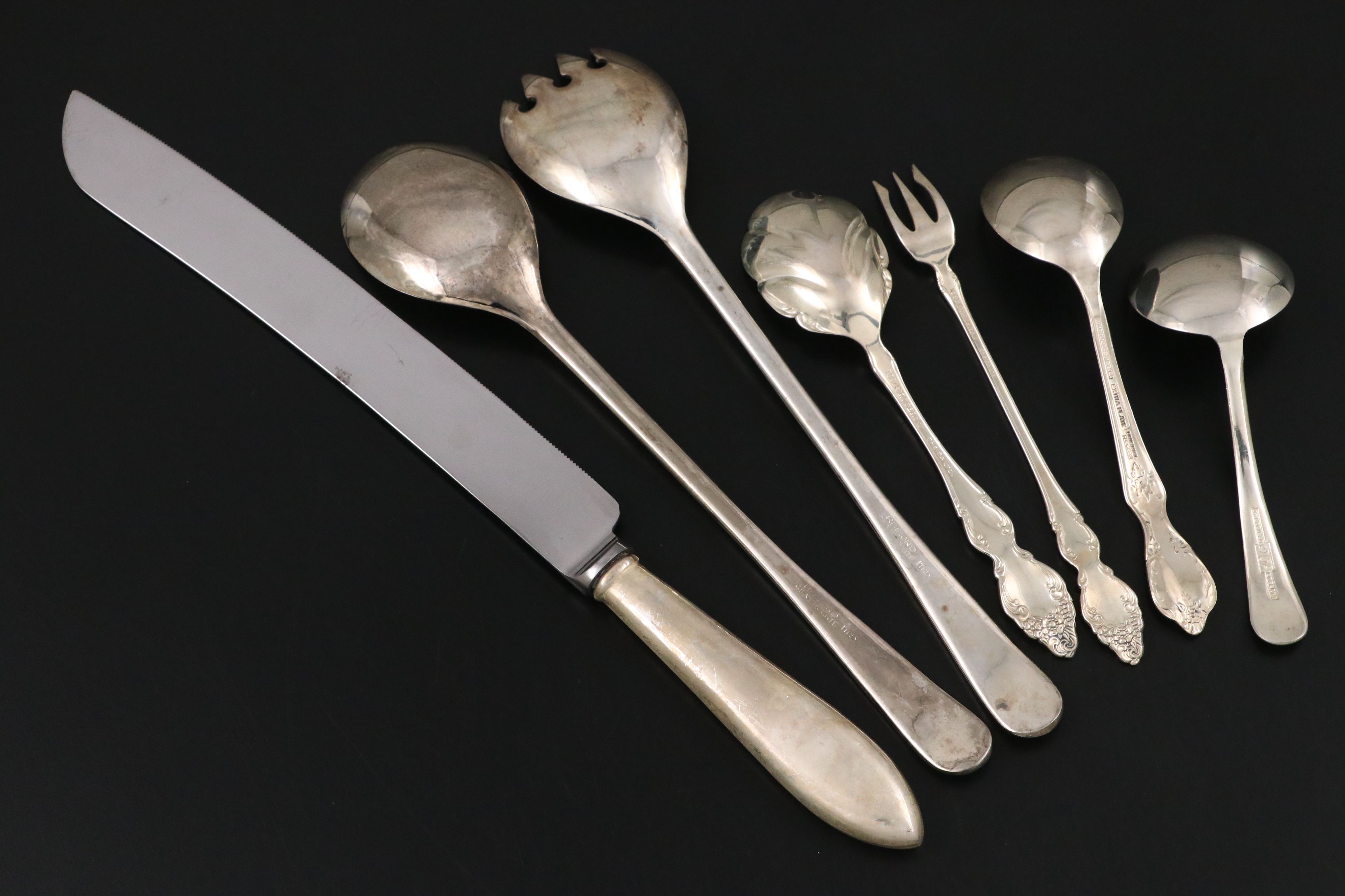 Oneida Community "Spanish Crown" Silver Plate Flatware