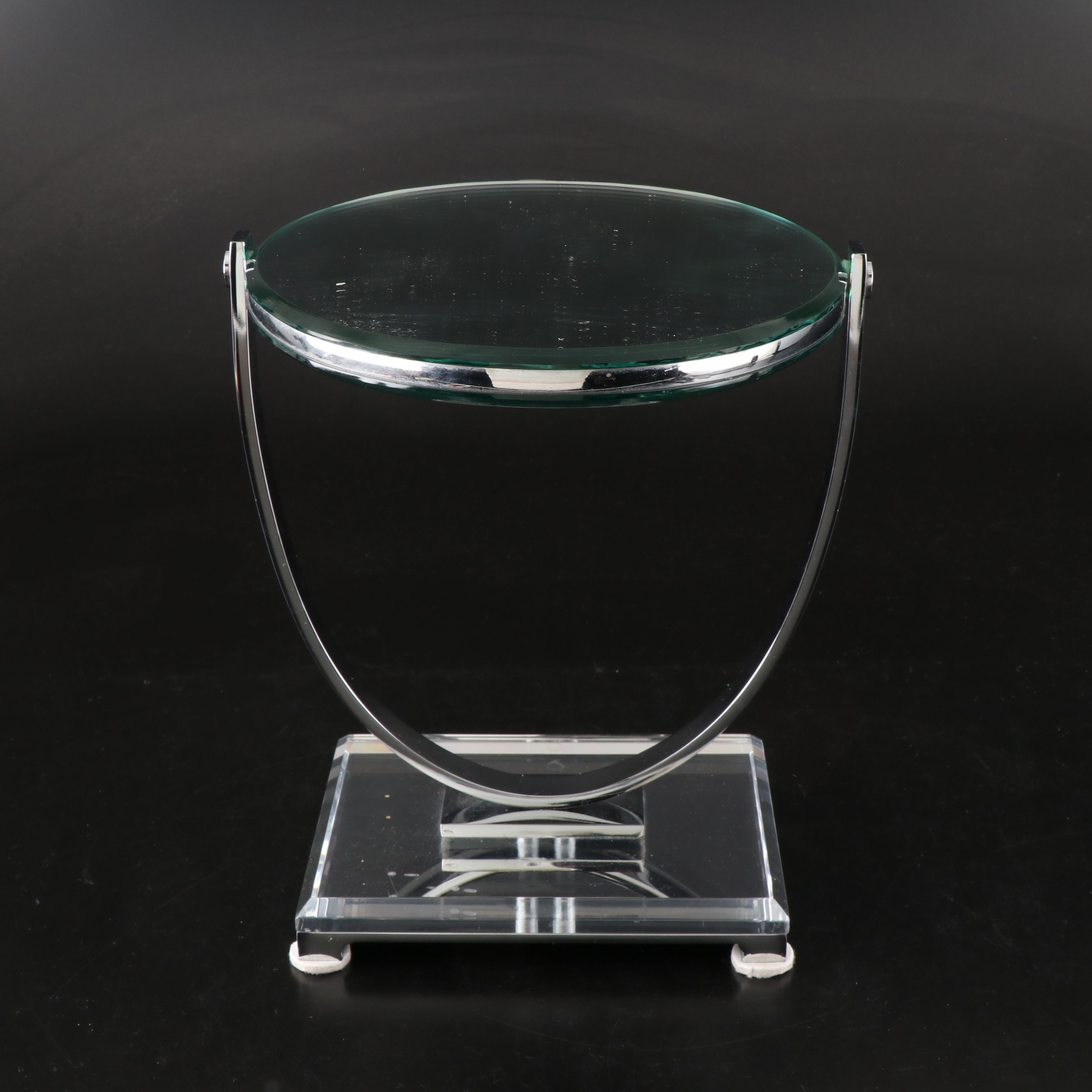 Minimalist Style Double Sided Tabletop Vanity Mirror