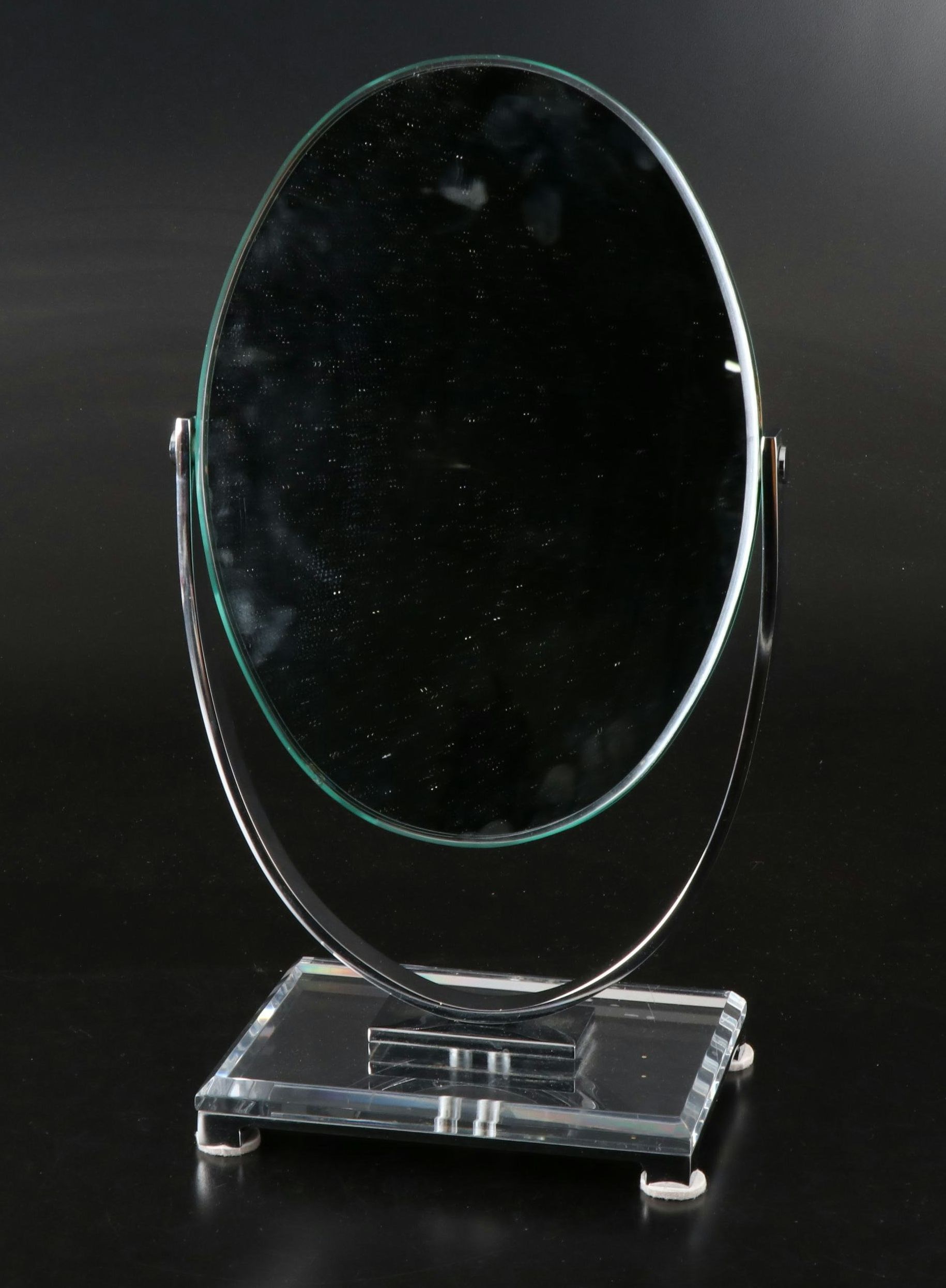 Minimalist Style Double Sided Tabletop Vanity Mirror