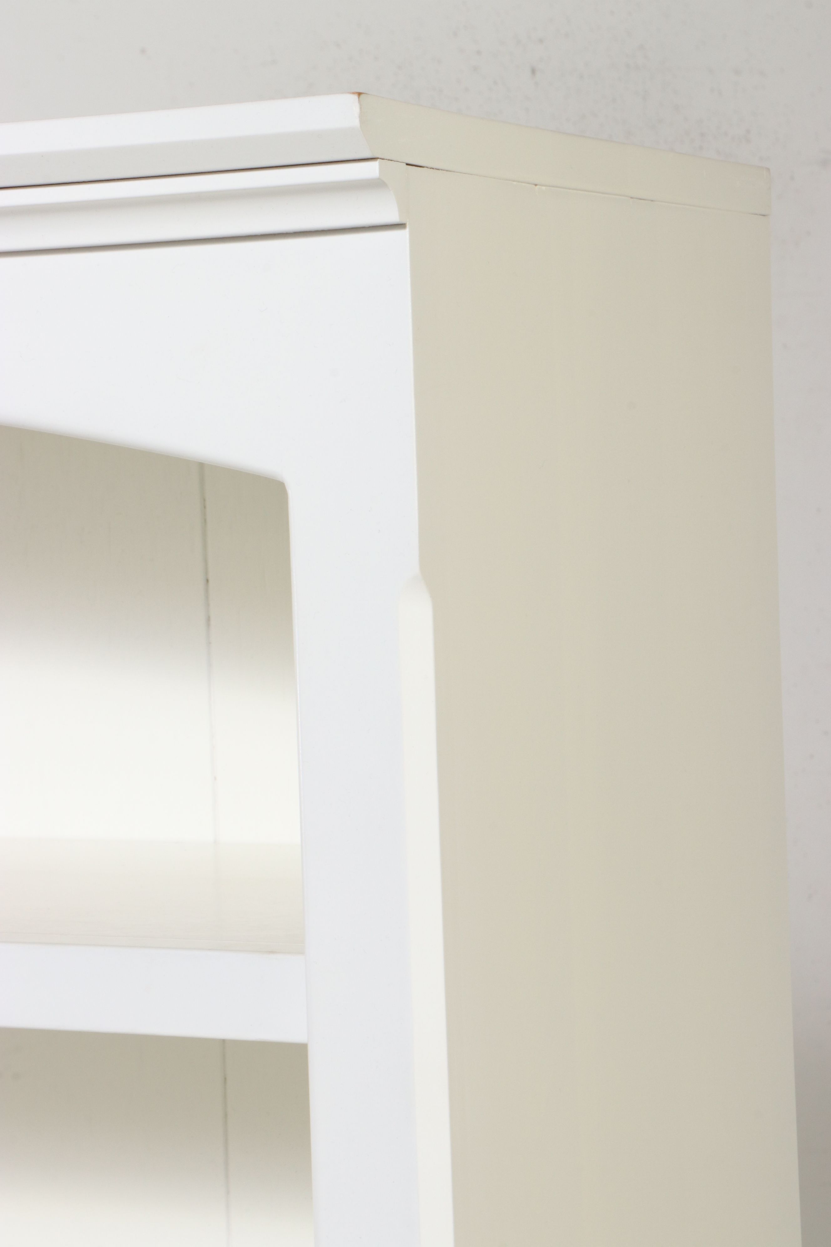 Contemporary Three-Piece Painted Modular Bookcase