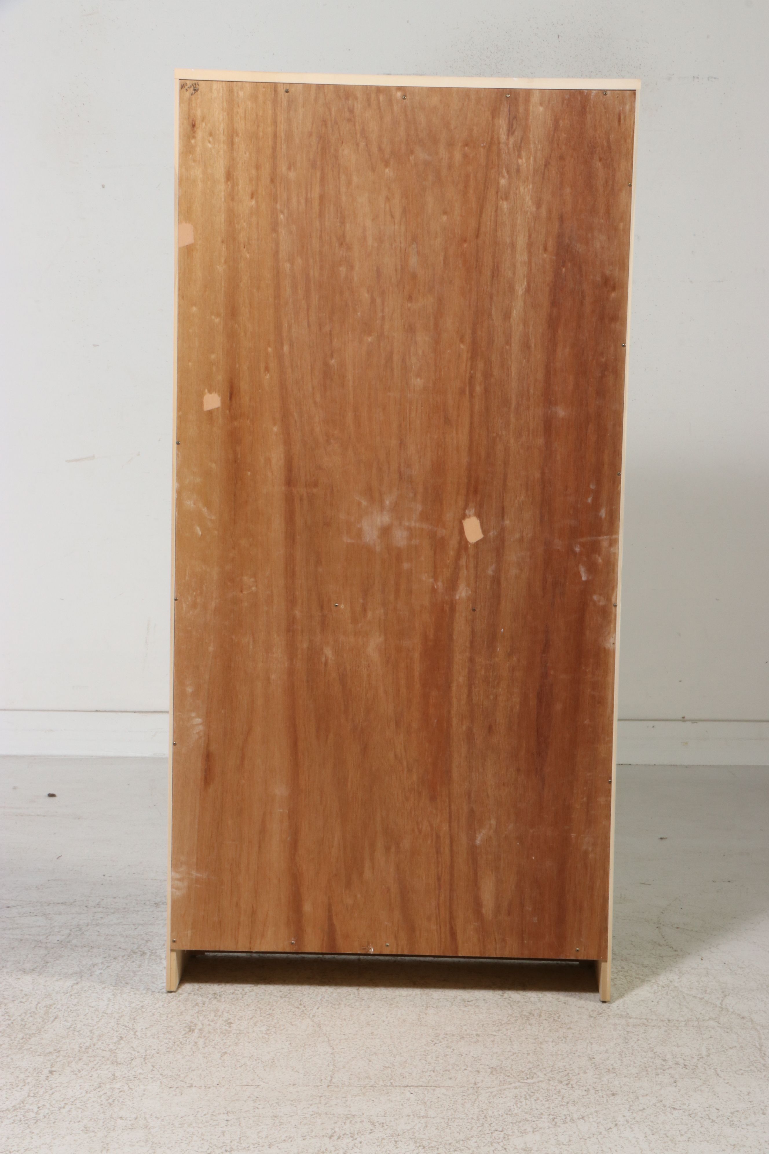 Contemporary Three-Piece Painted Modular Bookcase