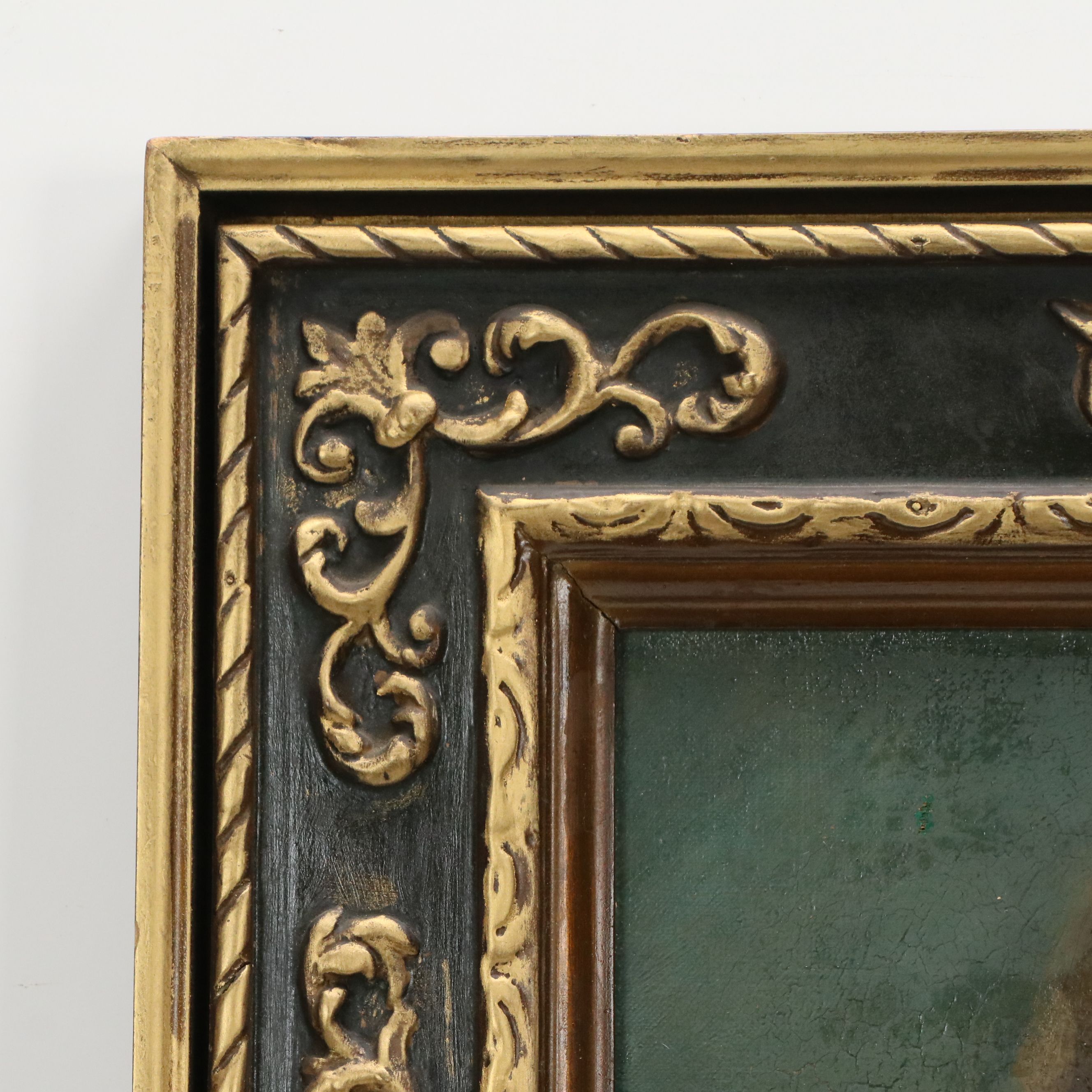 Arthur R. Freedlander Oil Portrait of Young Child in White, Early 20th Century