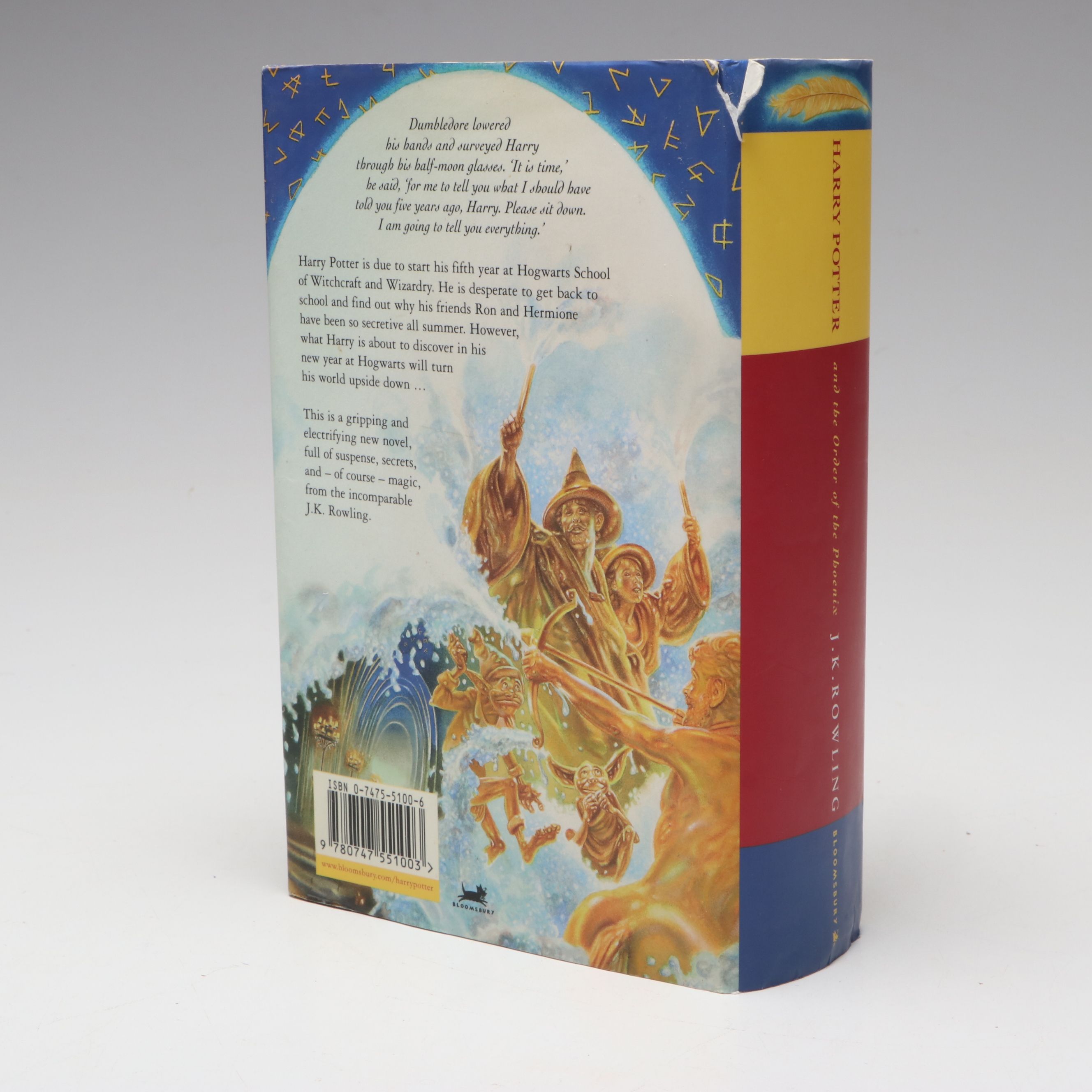 First UK Edition "Harry Potter and the Order of the Phoenix" by J. K. Rowling