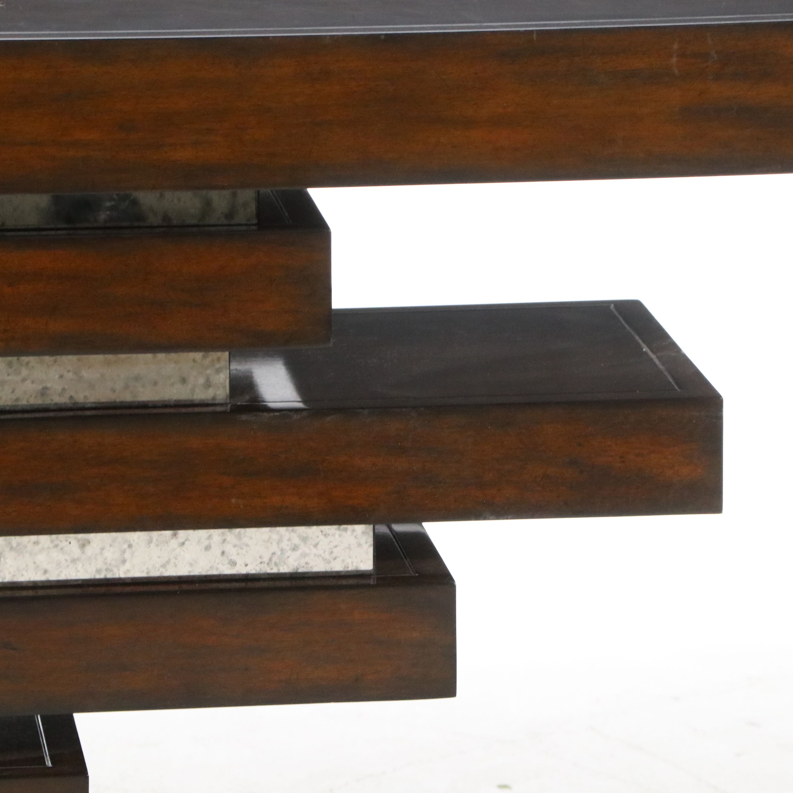 Contemporary Modern Tiered Console Table