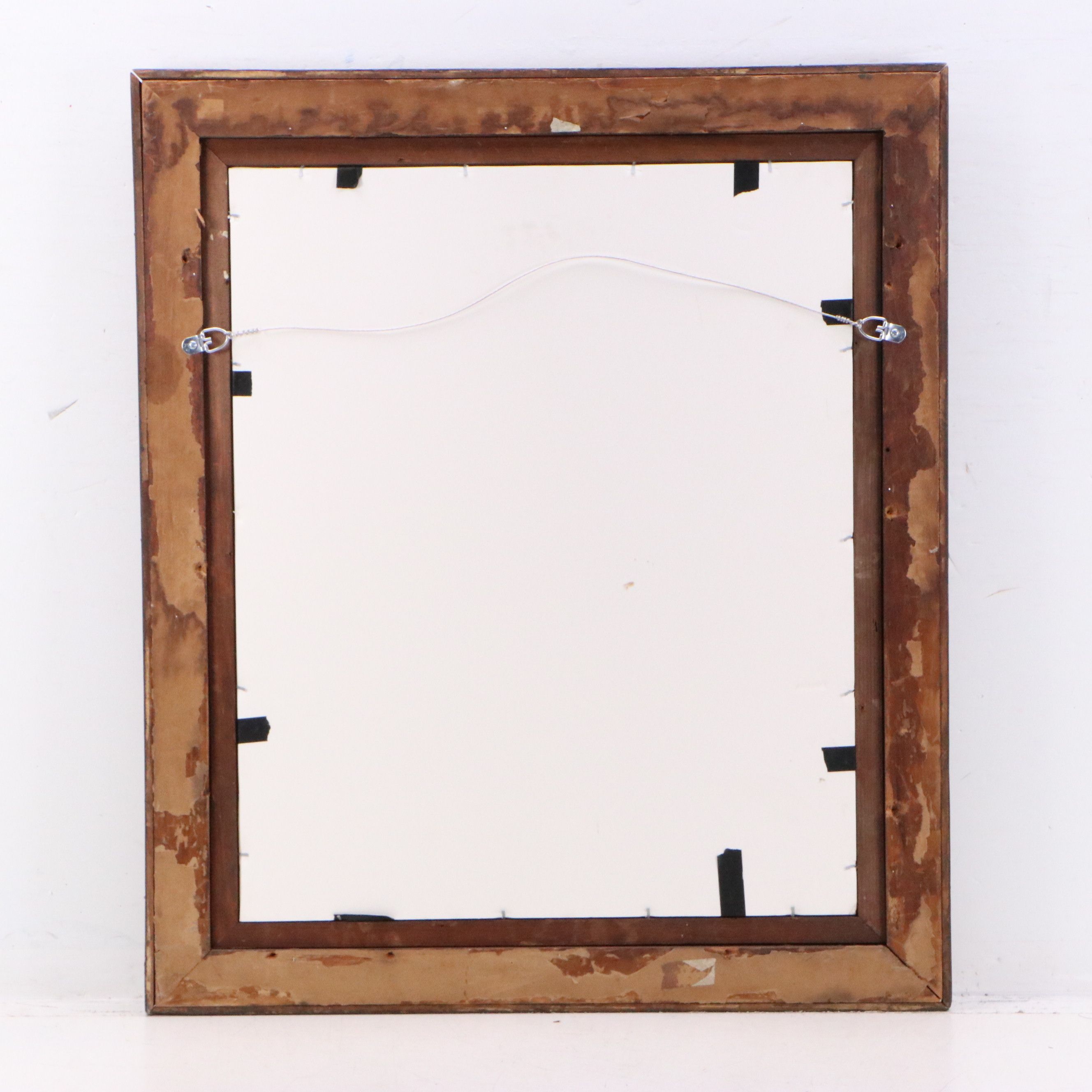 Alice Murphy Chalk Pastel Drawing of Farm Scene with Geese, 1903