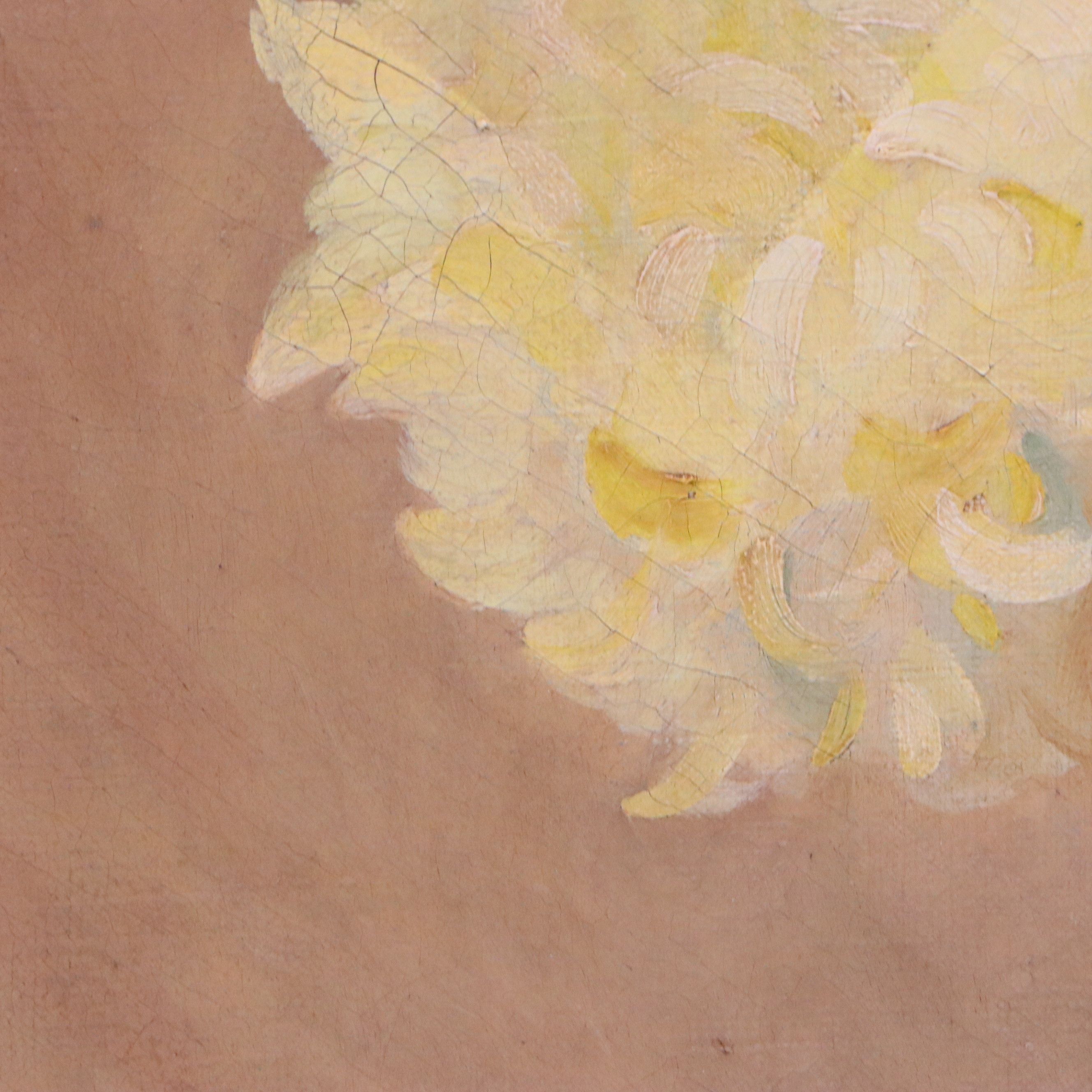 Martha Phillips Floral Still Life Oil Painting, Circa Mid-20th Century