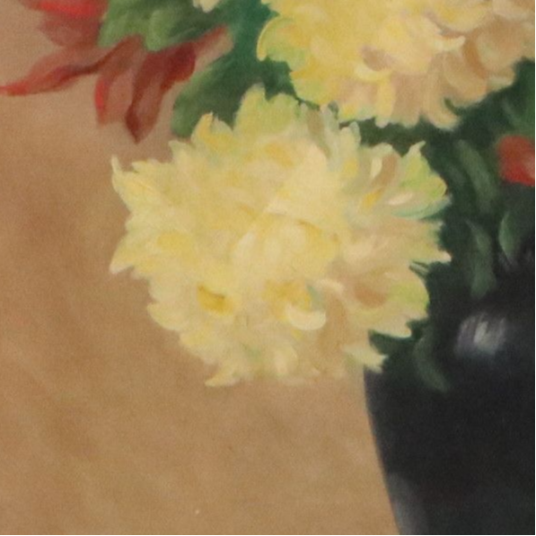 Martha Phillips Floral Still Life Oil Painting, Circa Mid-20th Century