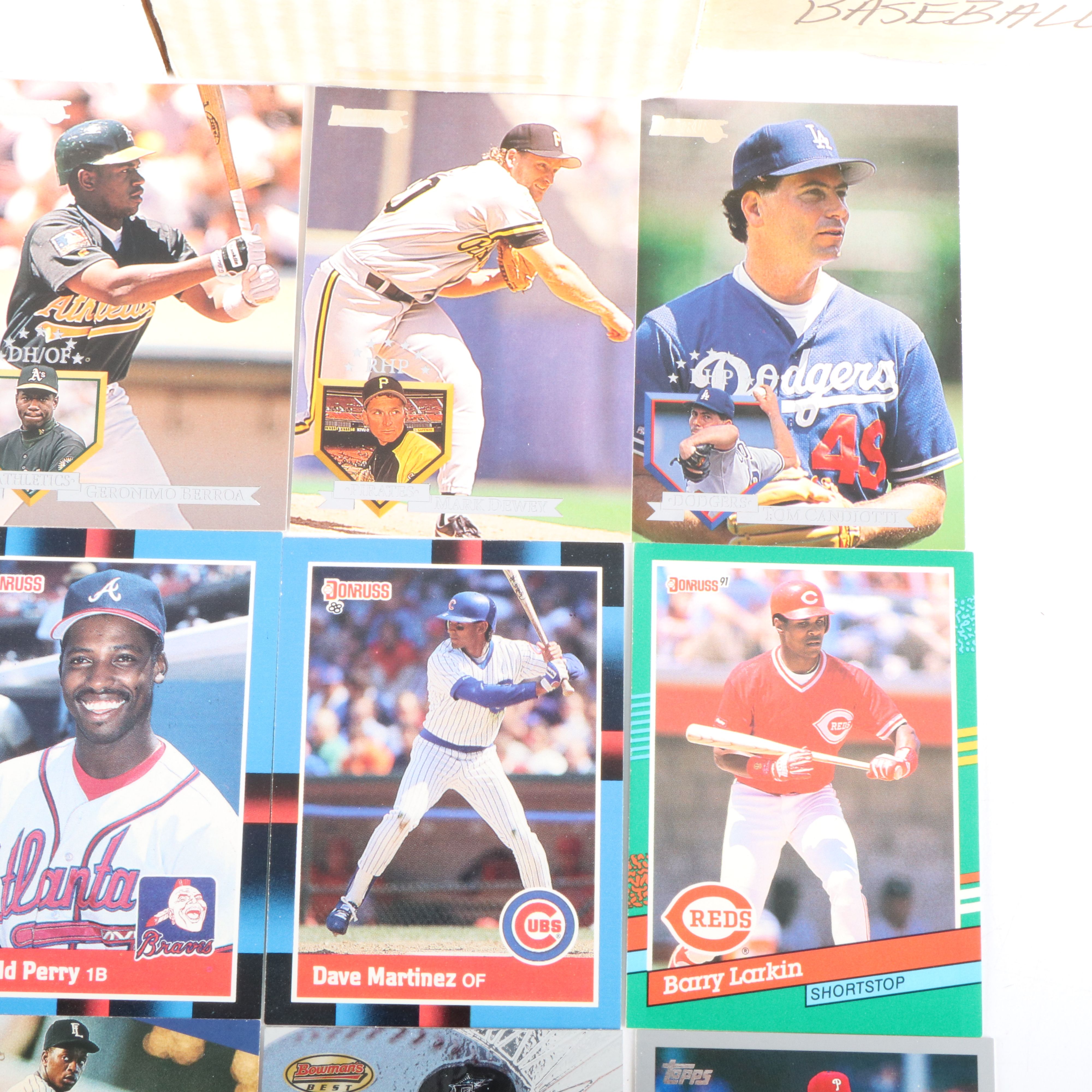 Six Boxes of Baseball Cards, 1980s to 2000s, Approximately 4,400 Cards Total